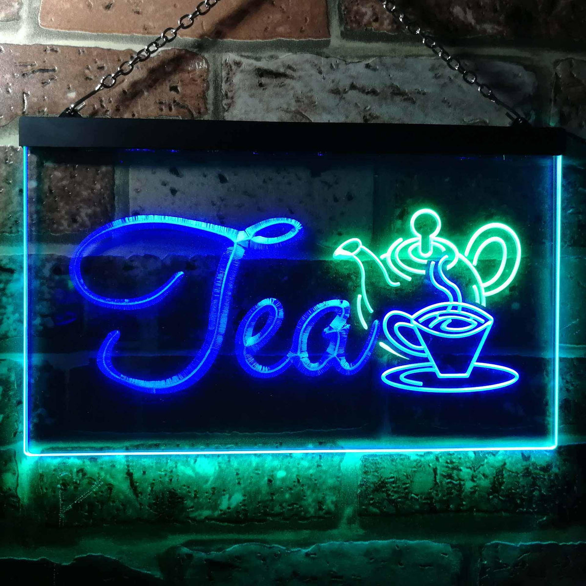 pro Tea Shop Dual-Color LED Neon Sign