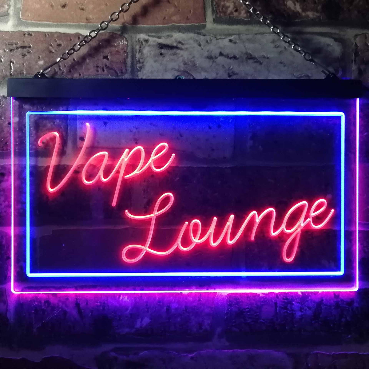 pro Vape Lounge Man Cave Room Dual-Color LED Neon Sign