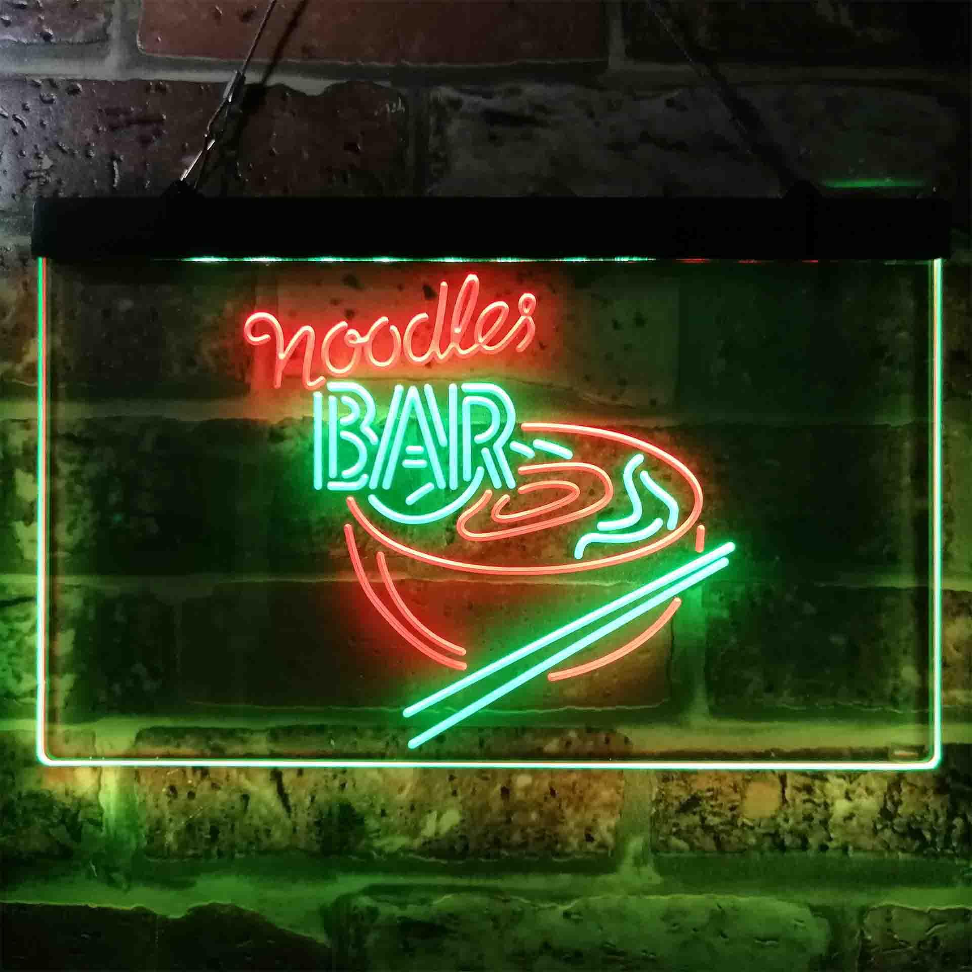 pro Noodles Bar Dual-Color LED Neon Sign