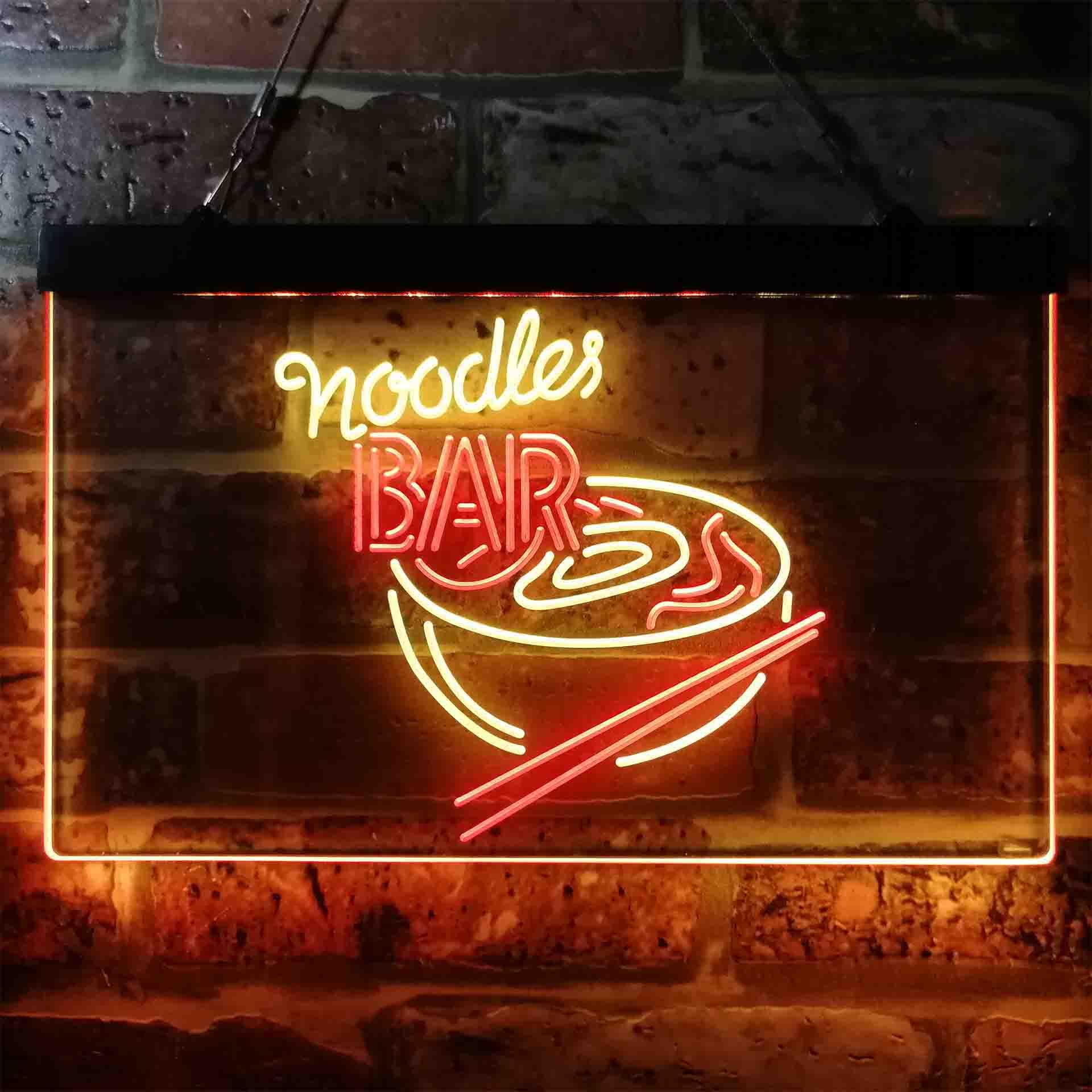 pro Noodles Bar Dual-Color LED Neon Sign