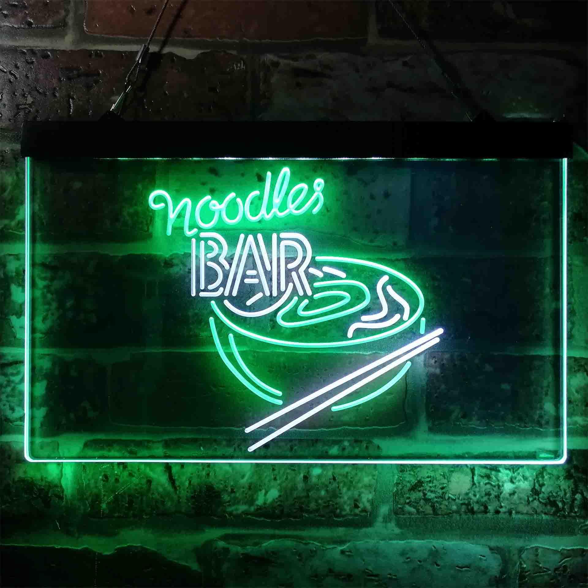 Noodles Led Sign pro Noodles Bar Dual-Color LED Neon Sign
