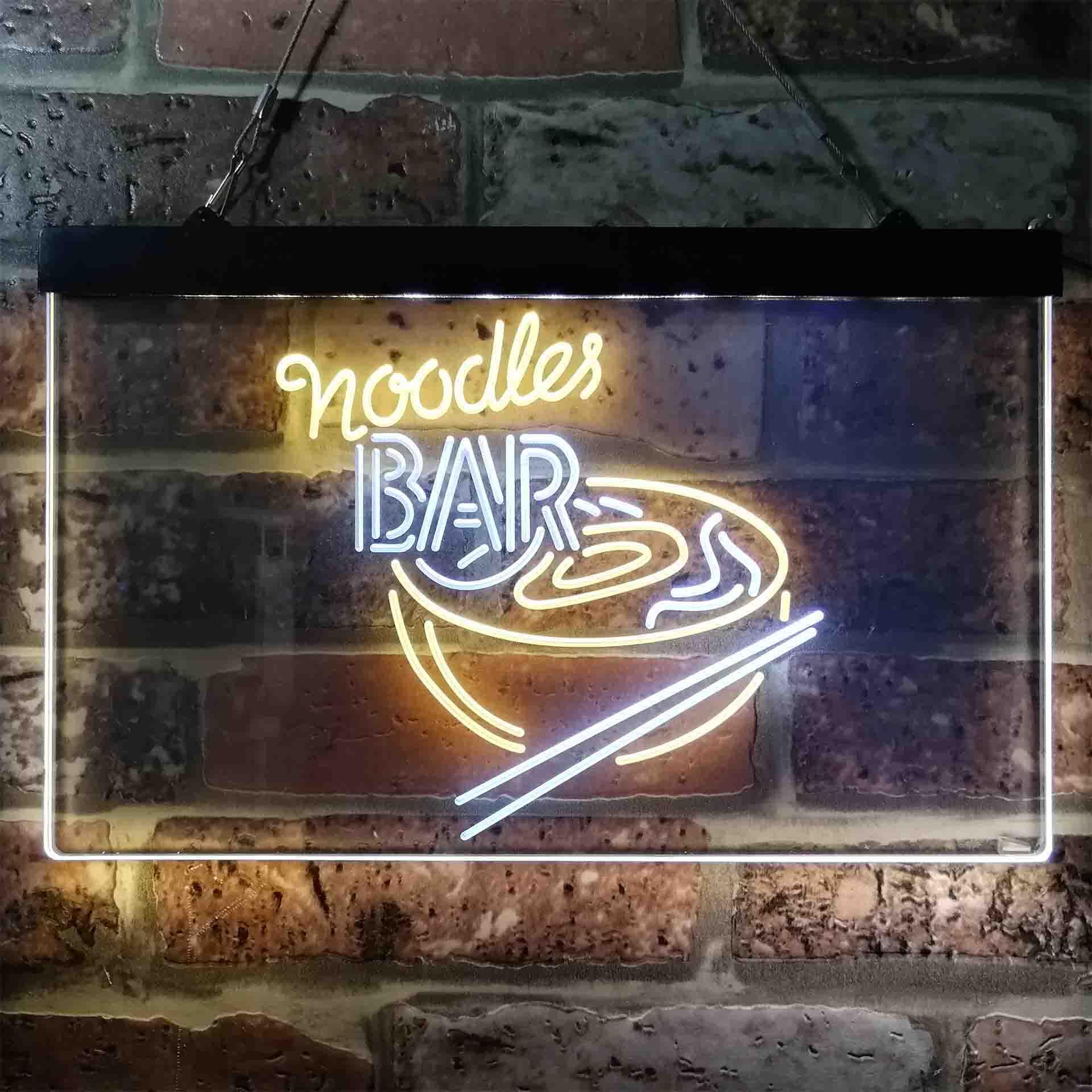 pro Noodles Bar Dual-Color LED Neon Sign