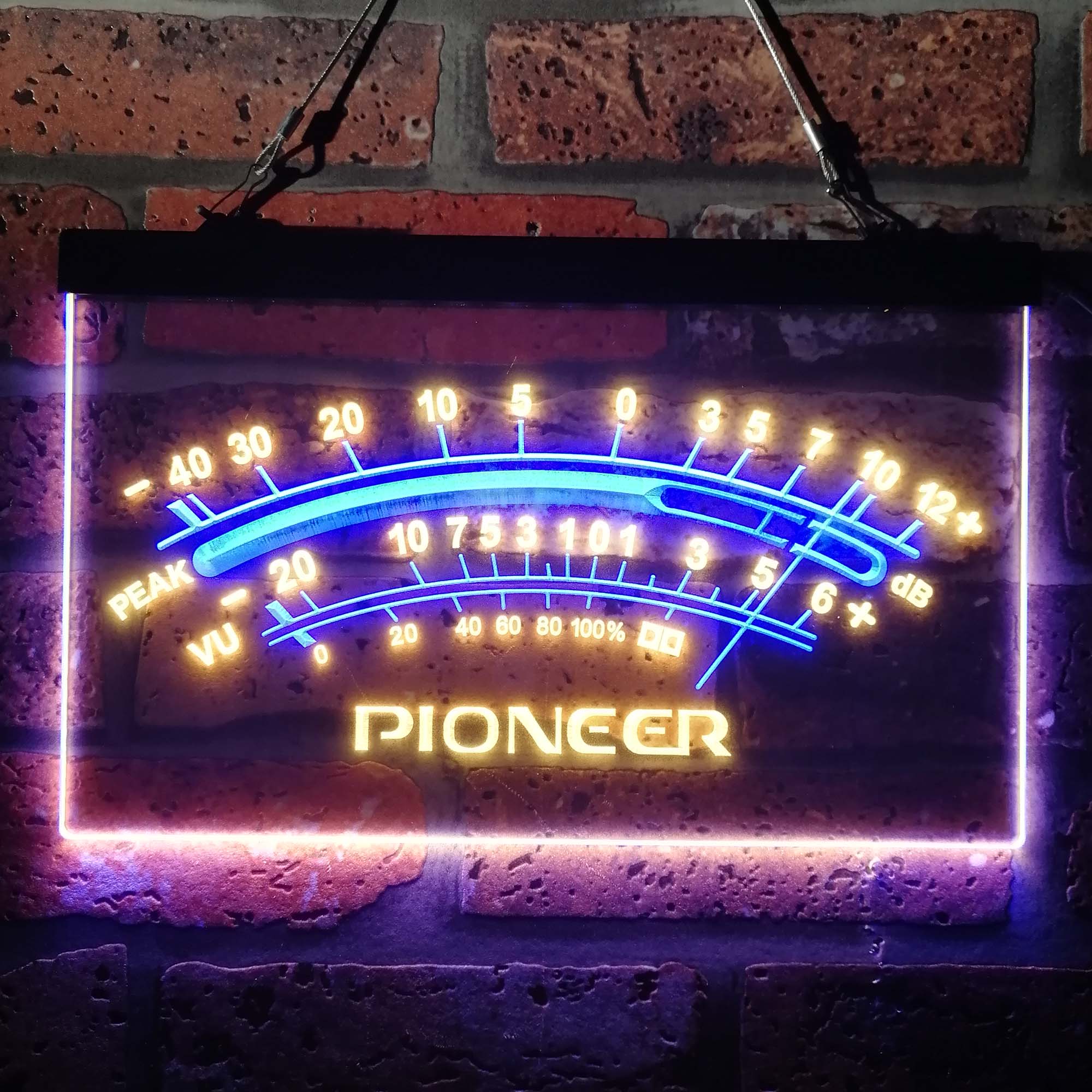 Pioneer peak vu dB Neon Sign | Pro LED Sign