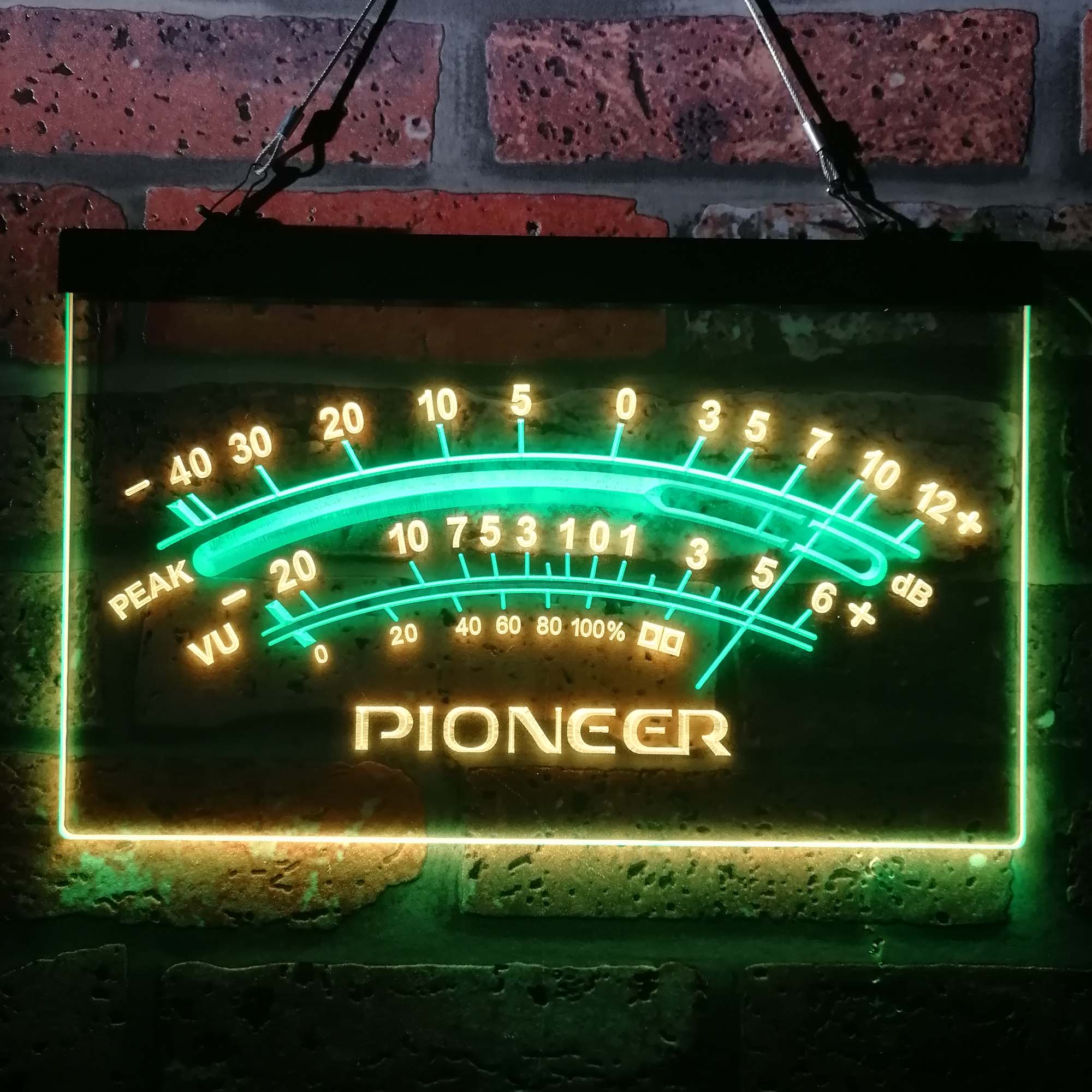 Pioneer peak vu dB Neon Sign | Pro LED Sign