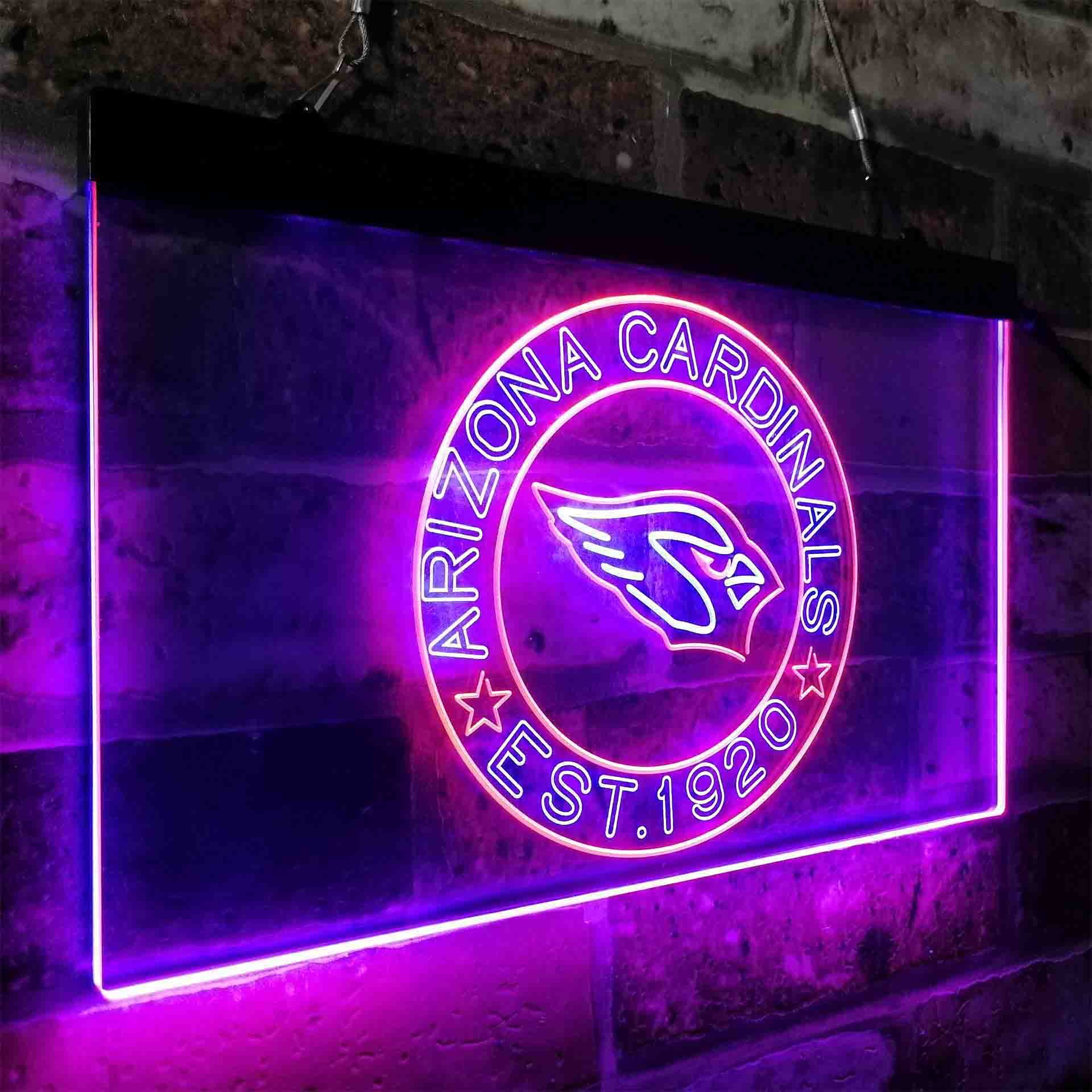 Personalized Arizona Cardinals Neon-Like LED Light Sign - ProLedSign