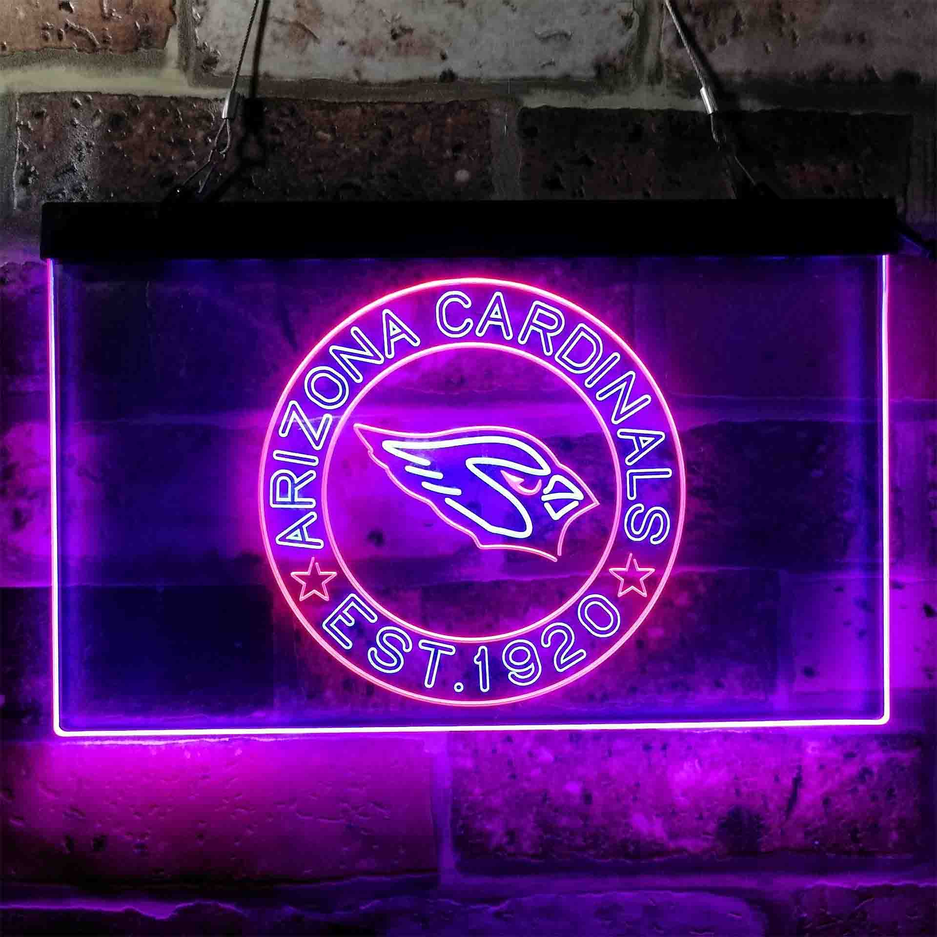 Personalized Arizona Cardinals Neon-Like LED Light Sign - ProLedSign