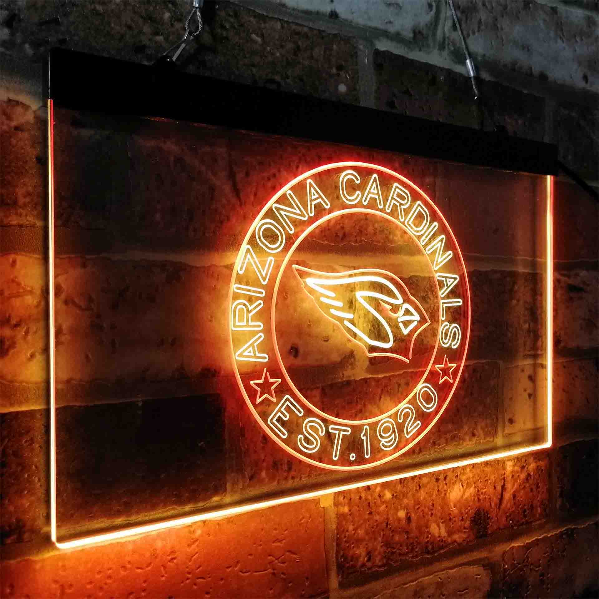 Personalized Arizona Cardinals Neon-Like LED Light Sign - ProLedSign