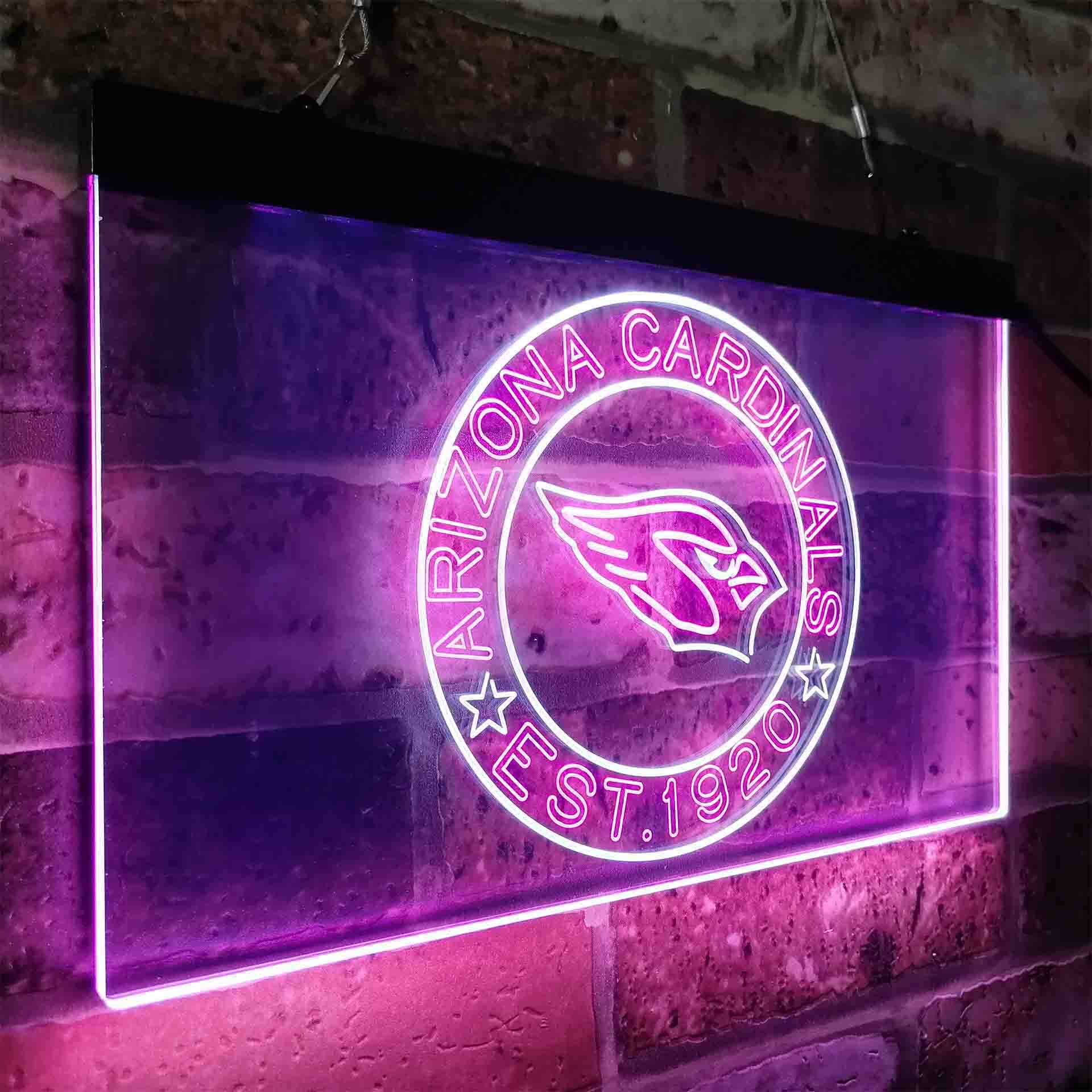 Personalized Arizona Cardinals Neon-Like LED Light Sign - ProLedSign