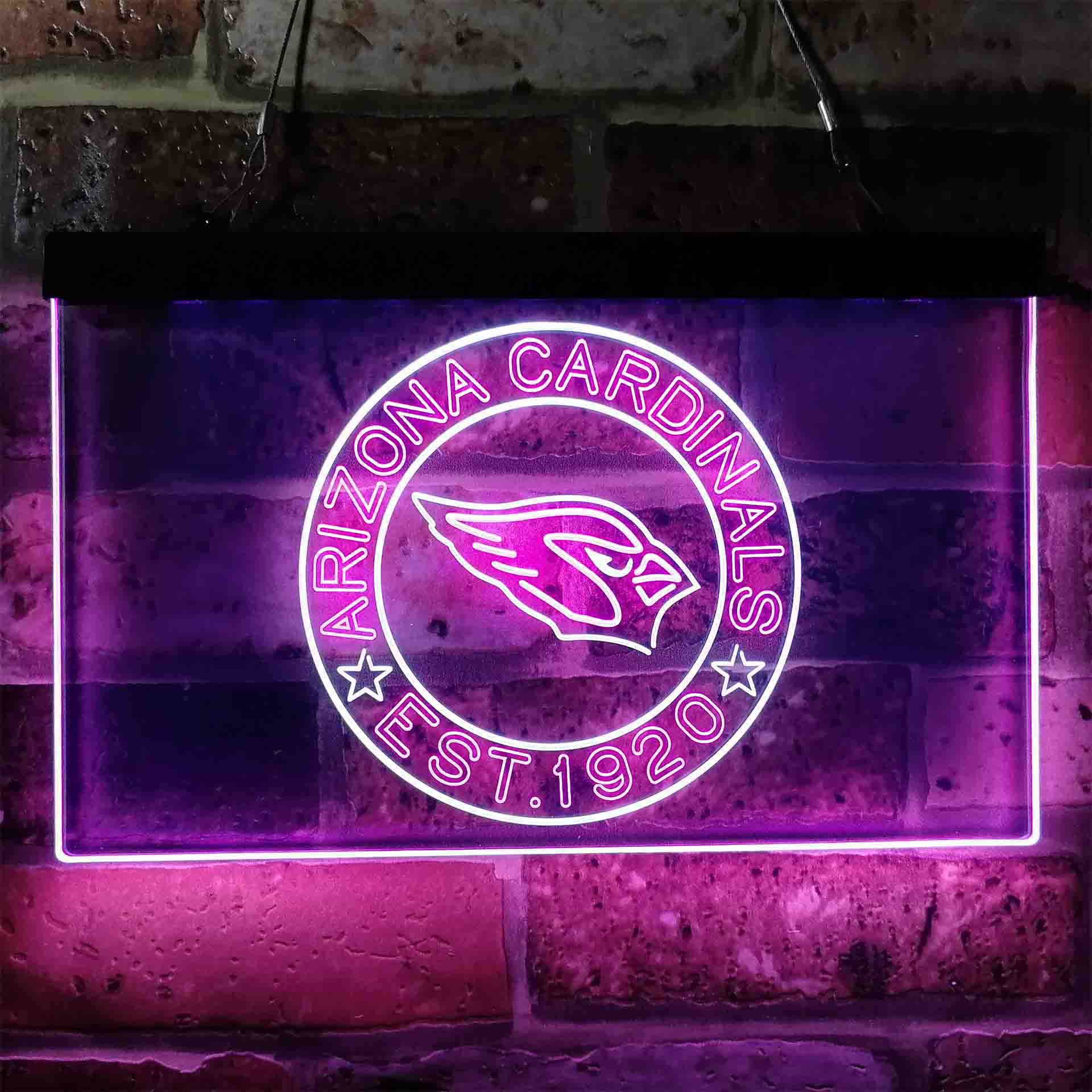 Personalized Arizona Cardinals Neon-Like LED Light Sign - ProLedSign