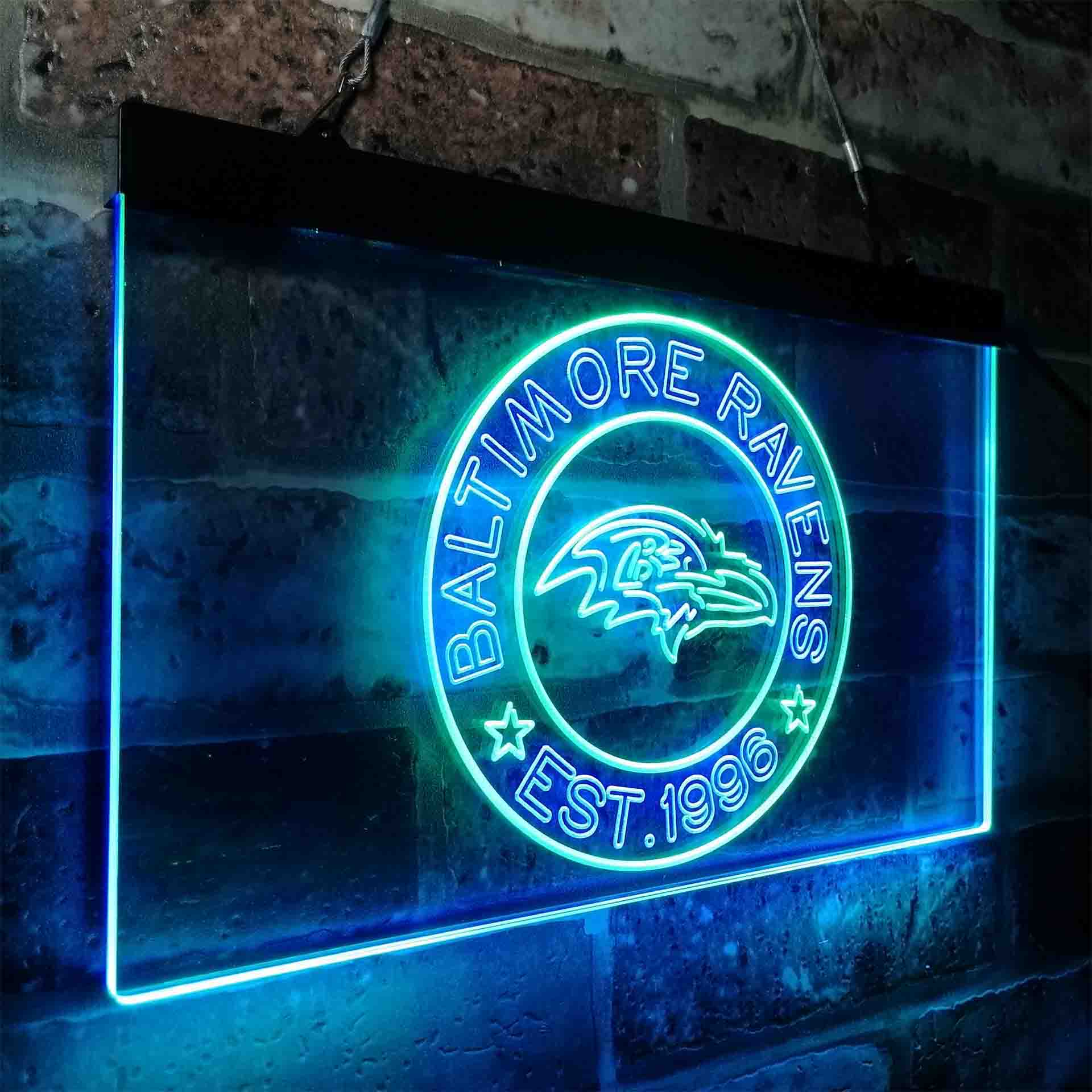 Personalized Baltimore Ravens Neon-Like LED Sign - ProLedSign