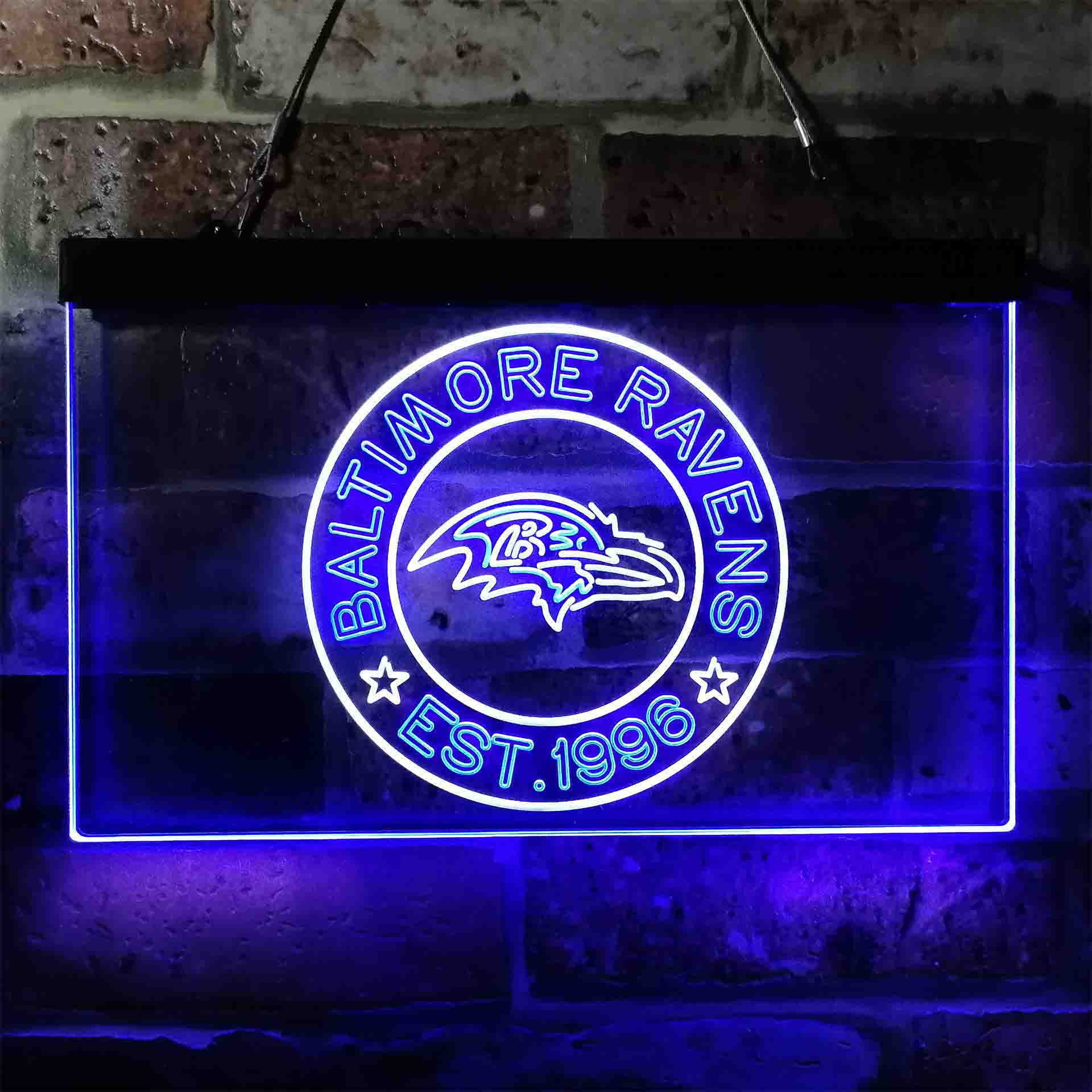 Personalized Baltimore Ravens Neon-Like LED Sign - ProLedSign