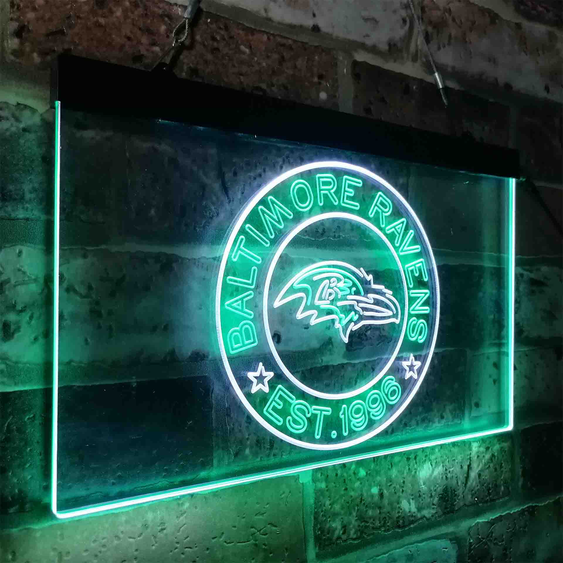 Personalized Baltimore Ravens Neon-Like LED Sign - ProLedSign