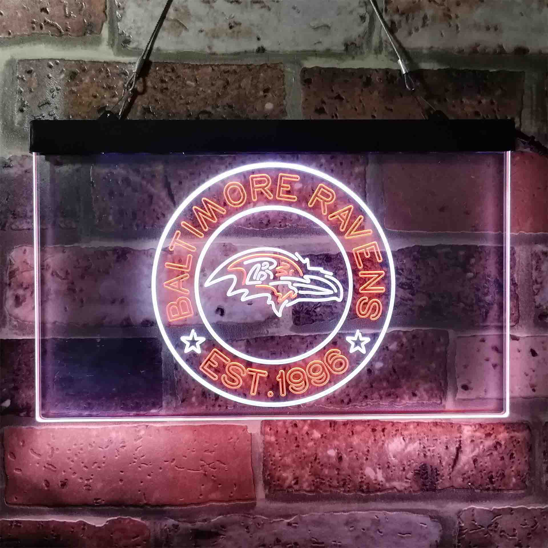 Personalized Baltimore Ravens Neon-Like LED Sign - ProLedSign