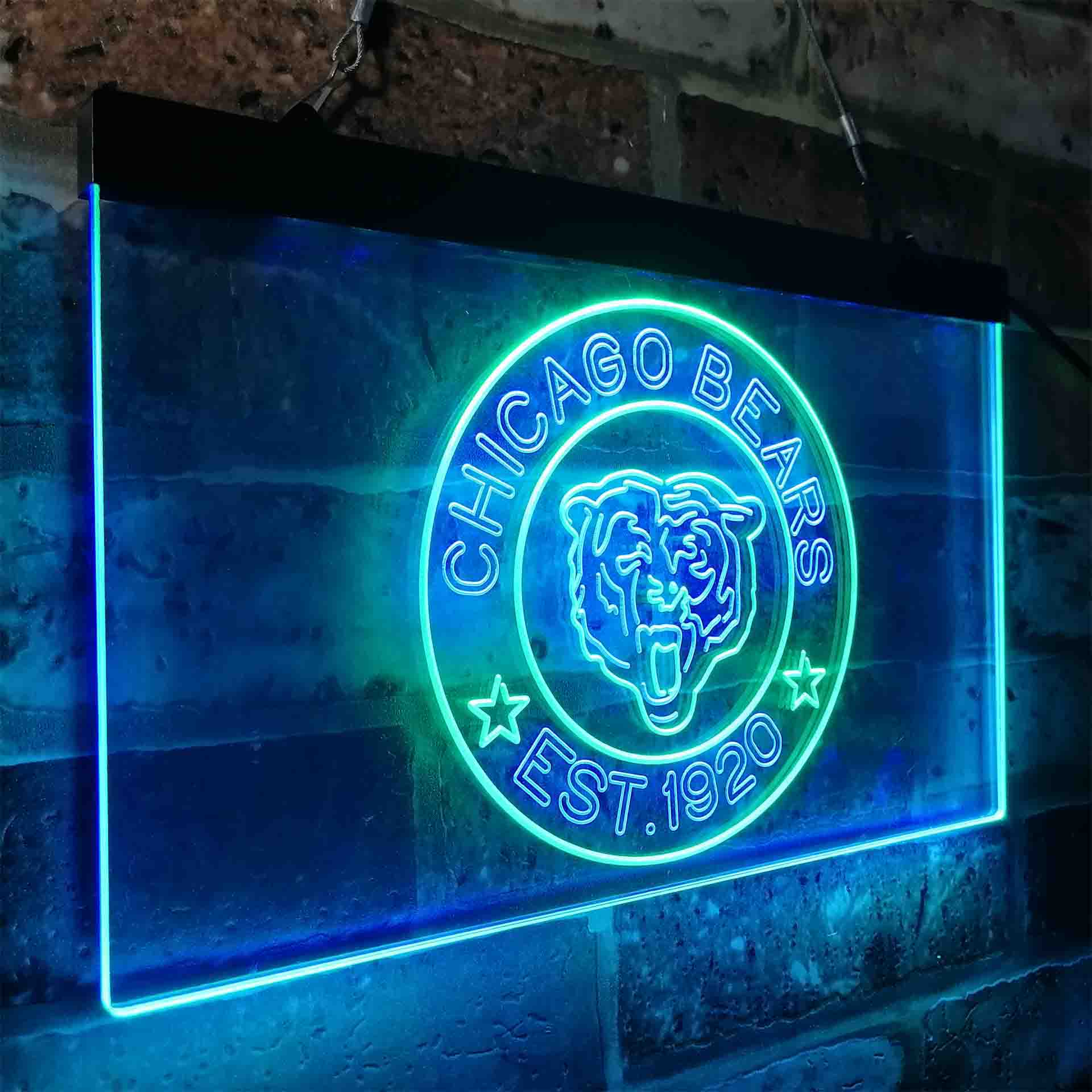 Personalized Chicago Bears Neon-Like LED Sign - ProLedSign