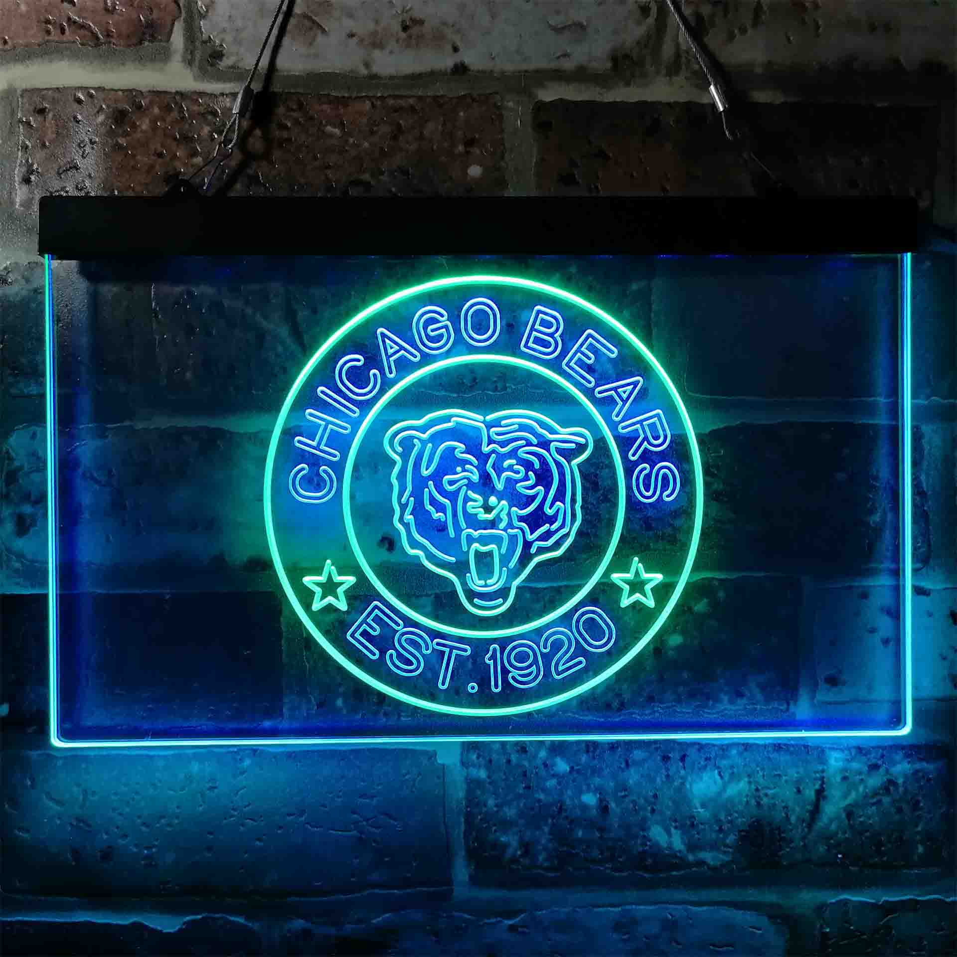 Personalized Chicago Bears Neon-Like LED Sign - ProLedSign