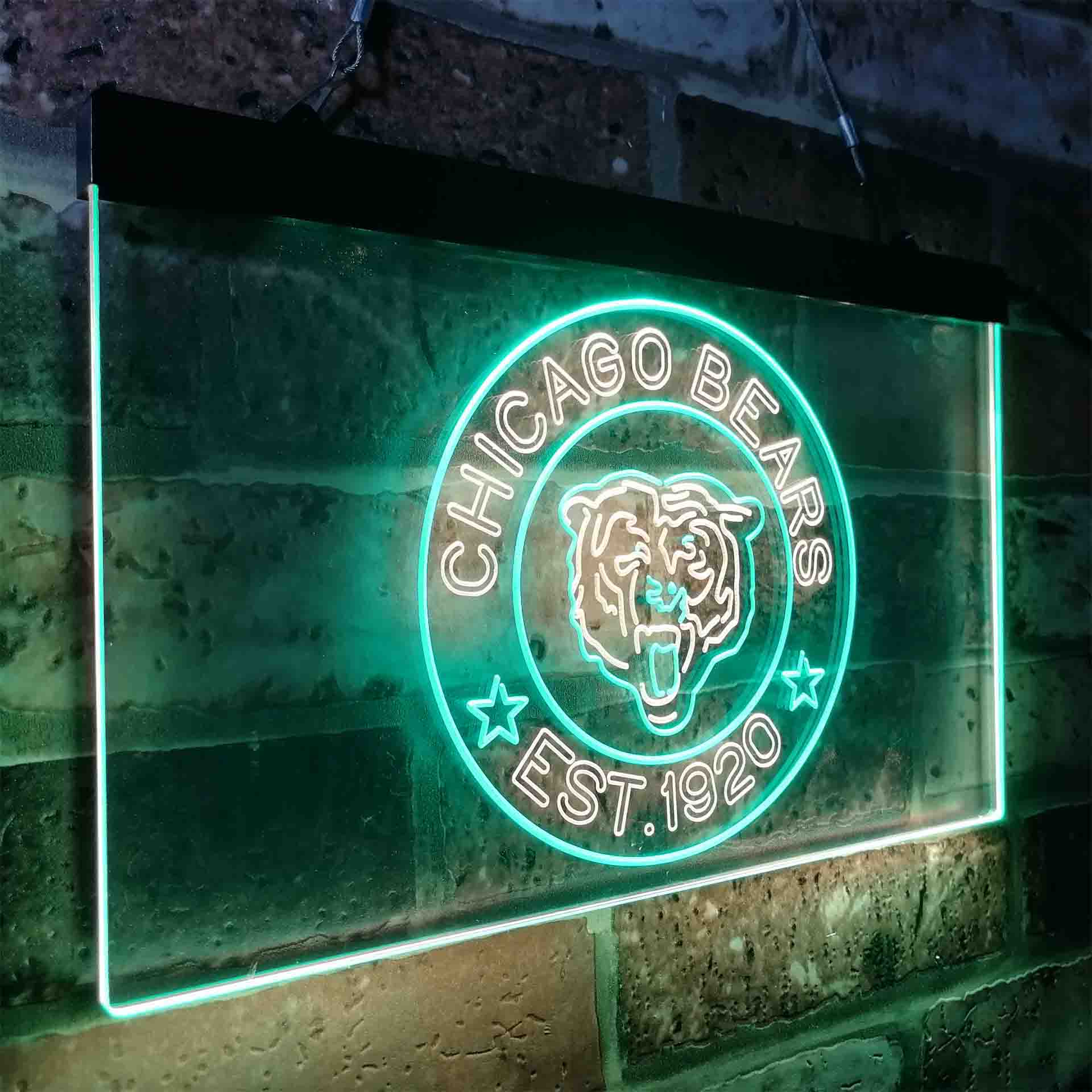 Personalized Chicago Bears Neon-Like LED Sign - ProLedSign