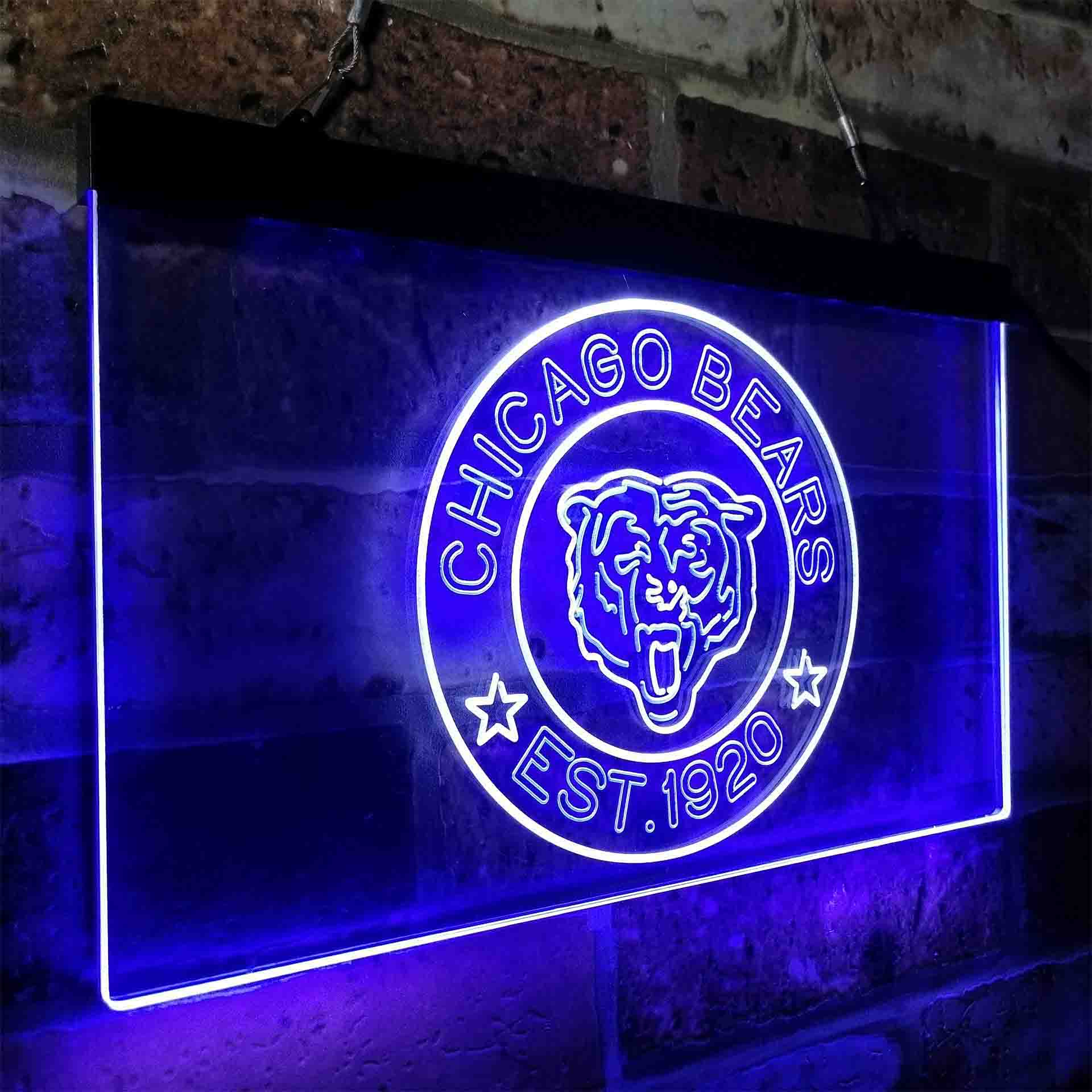 Personalized Chicago Bears Neon-Like LED Sign - ProLedSign