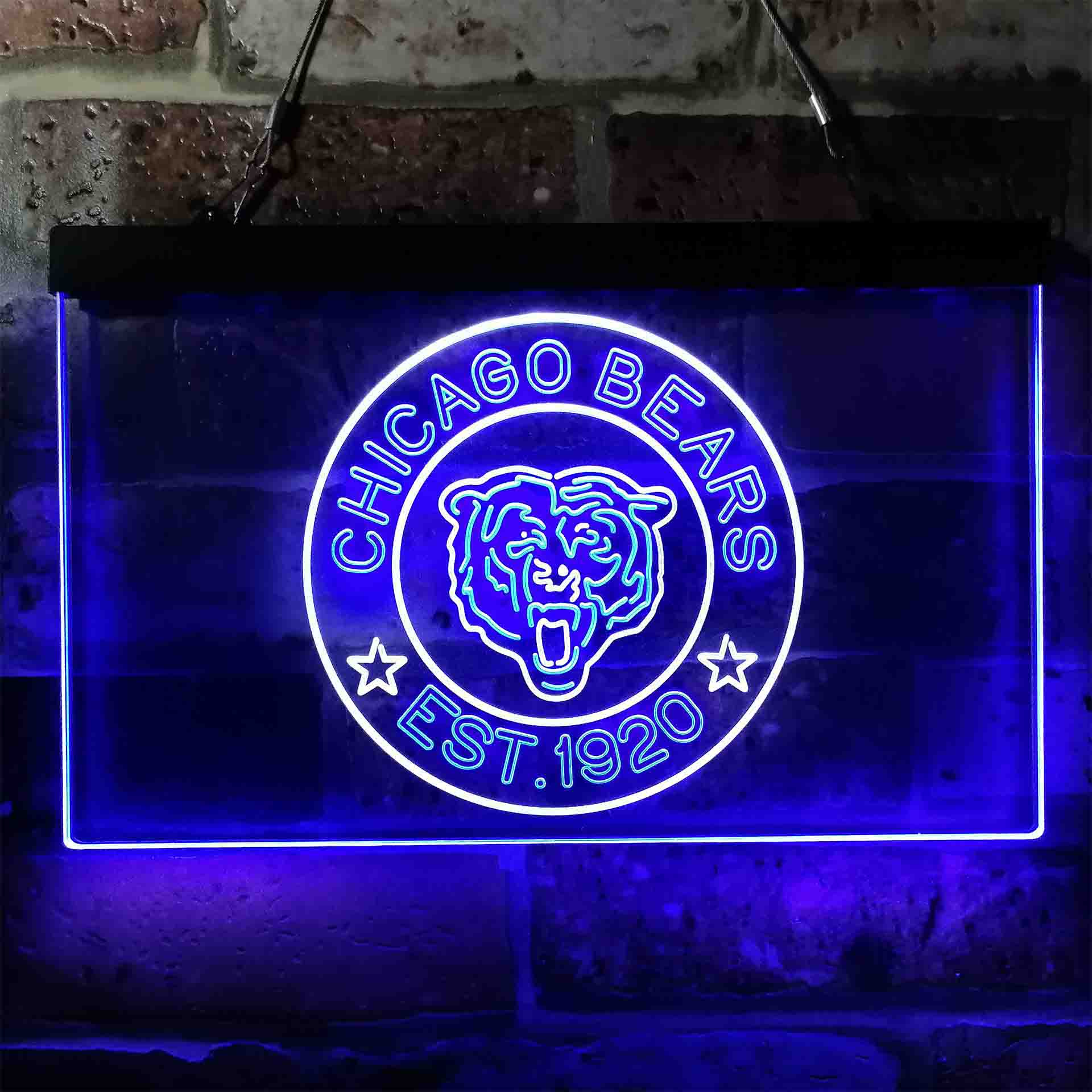 Personalized Chicago Bears Neon-Like LED Sign - ProLedSign