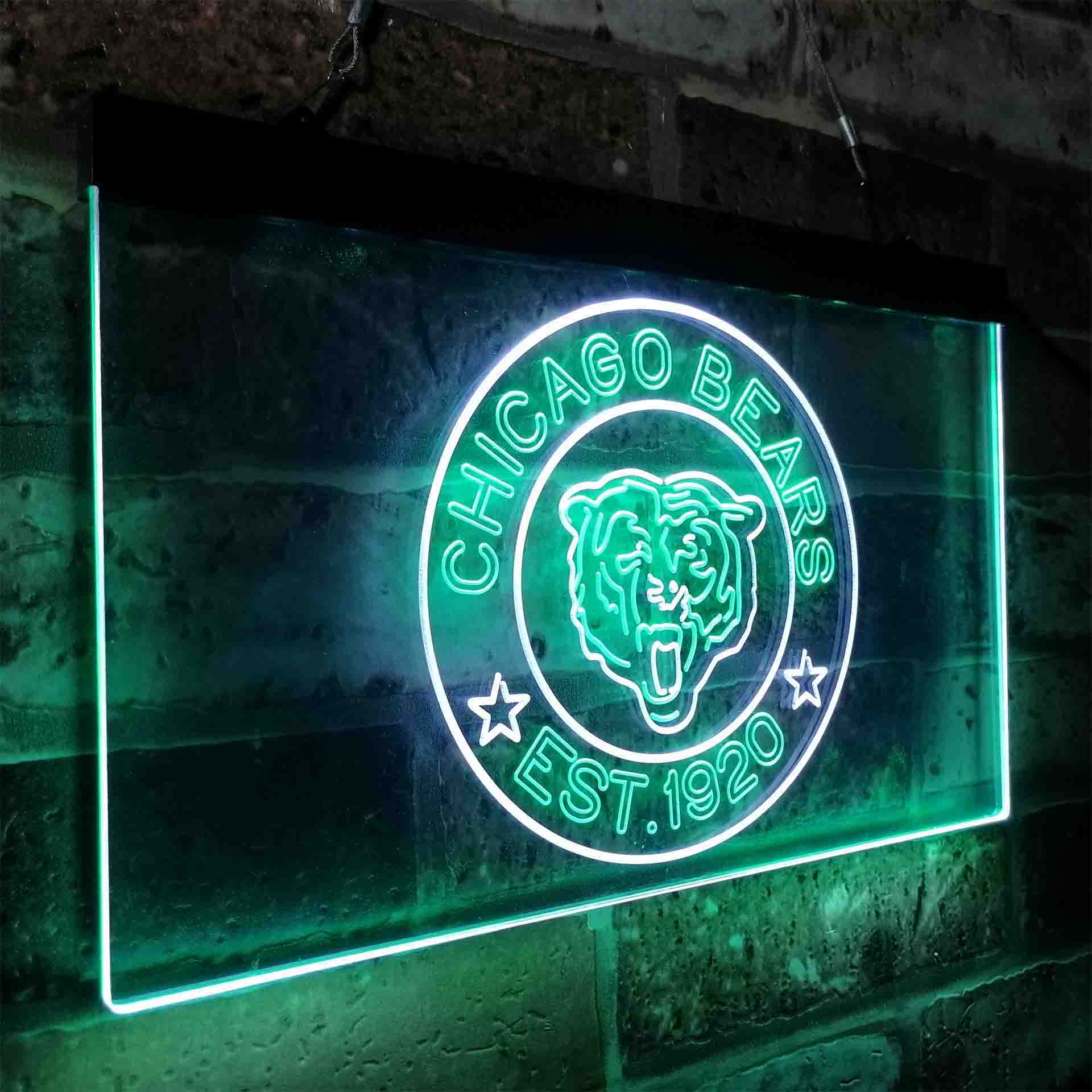 Personalized Chicago Bears Neon-Like LED Sign - ProLedSign