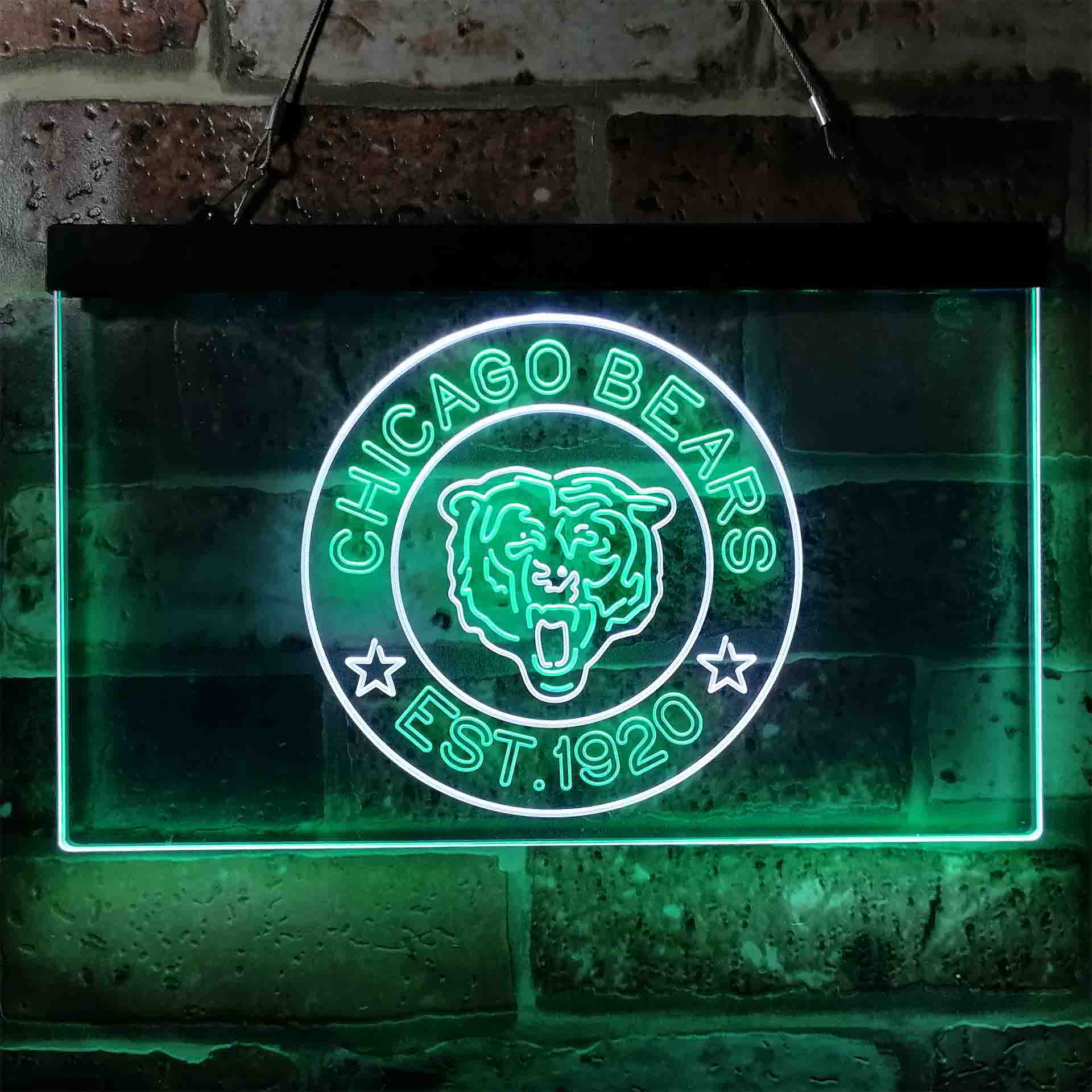 Personalized Chicago Bears Neon-Like LED Sign - ProLedSign