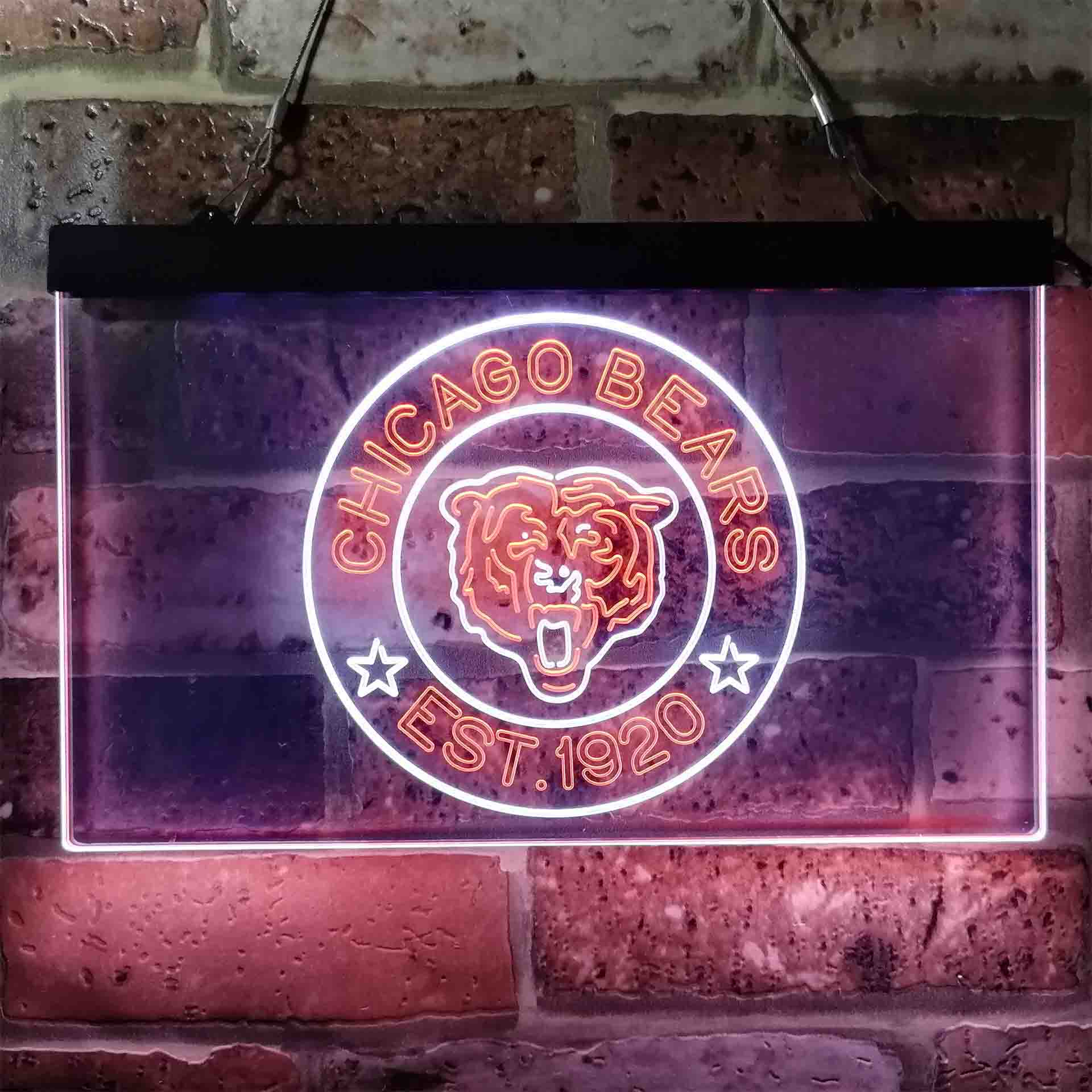 Personalized Chicago Bears Neon-Like LED Sign - ProLedSign