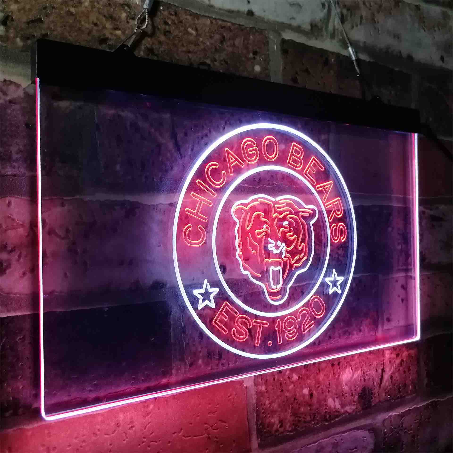 Personalized Chicago Bears Neon-Like LED Sign - ProLedSign