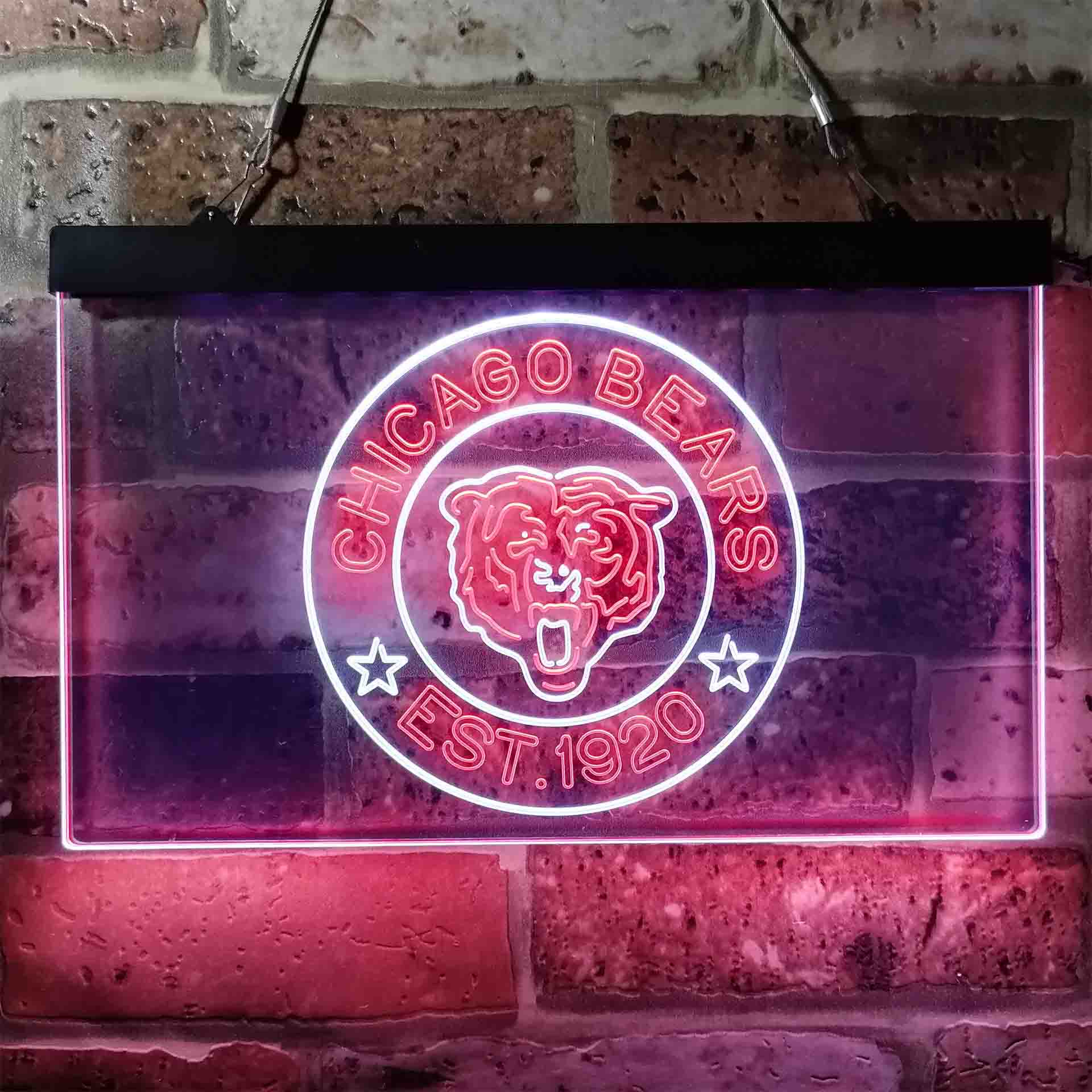 Personalized Chicago Bears Neon-Like LED Sign - ProLedSign