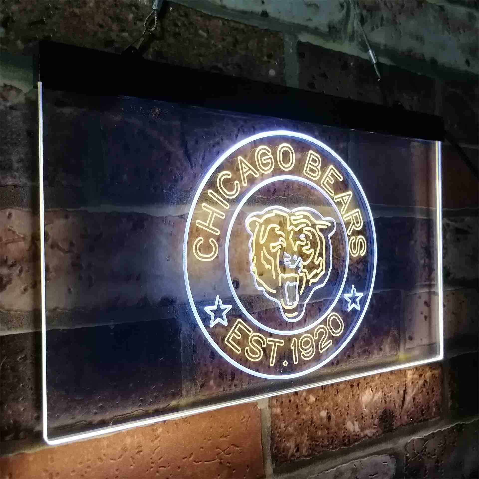 Personalized Chicago Bears Neon-Like LED Sign - ProLedSign