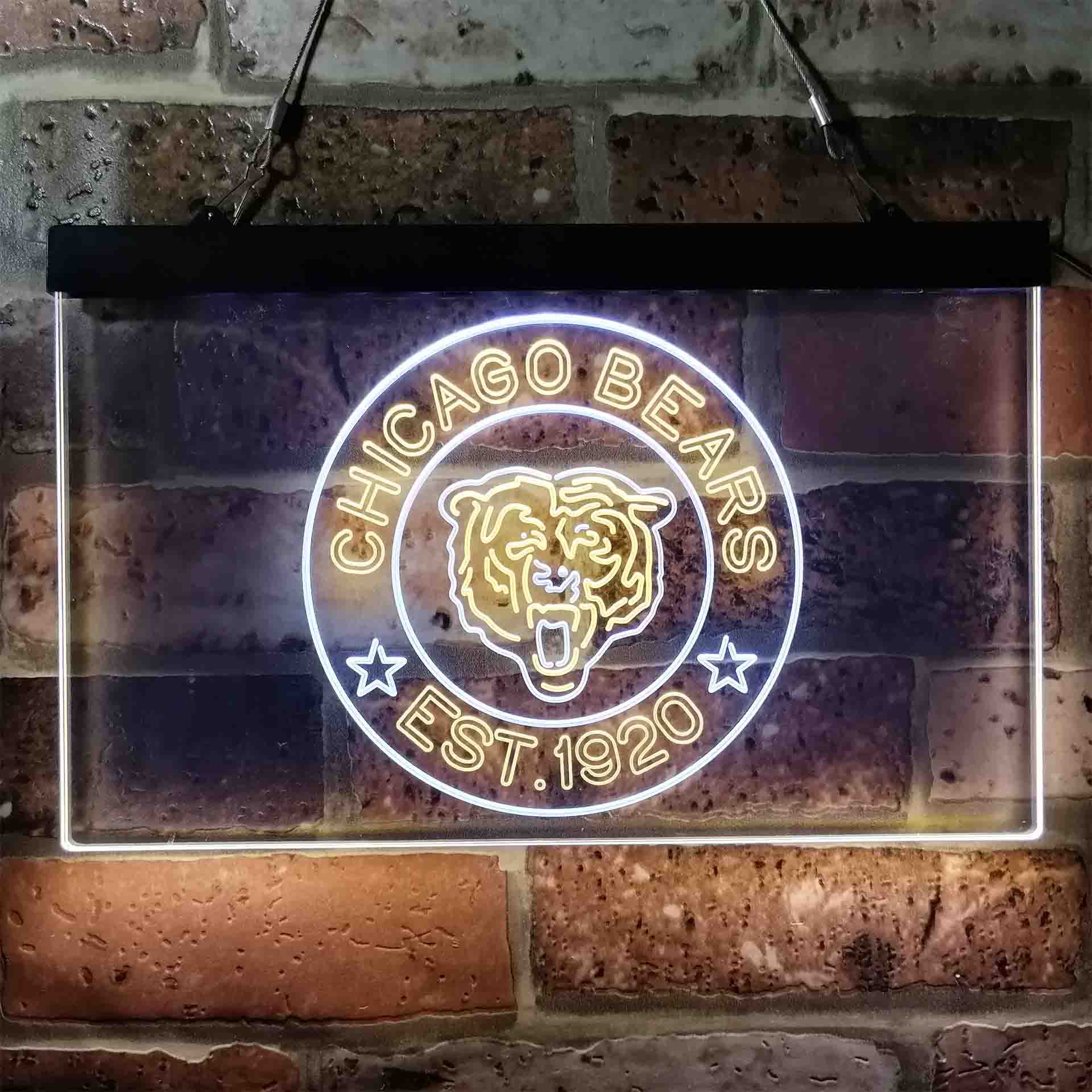 Personalized Chicago Bears Neon-Like LED Sign - ProLedSign