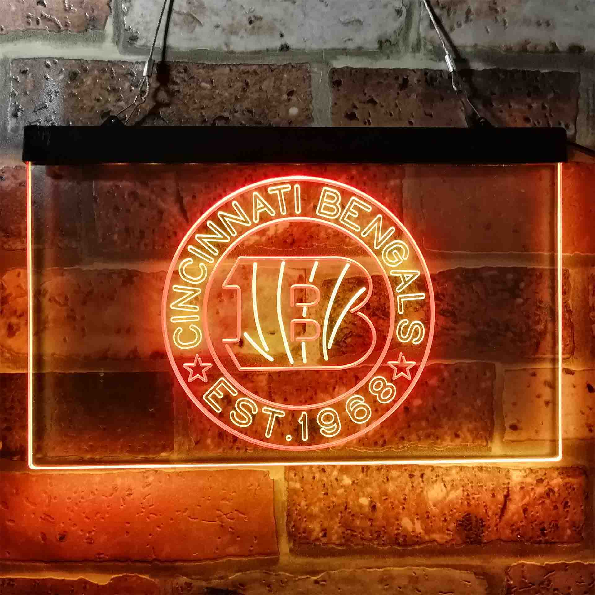 Personalized Cincinnati Bengals Neon-Like LED Sign - ProLedSign