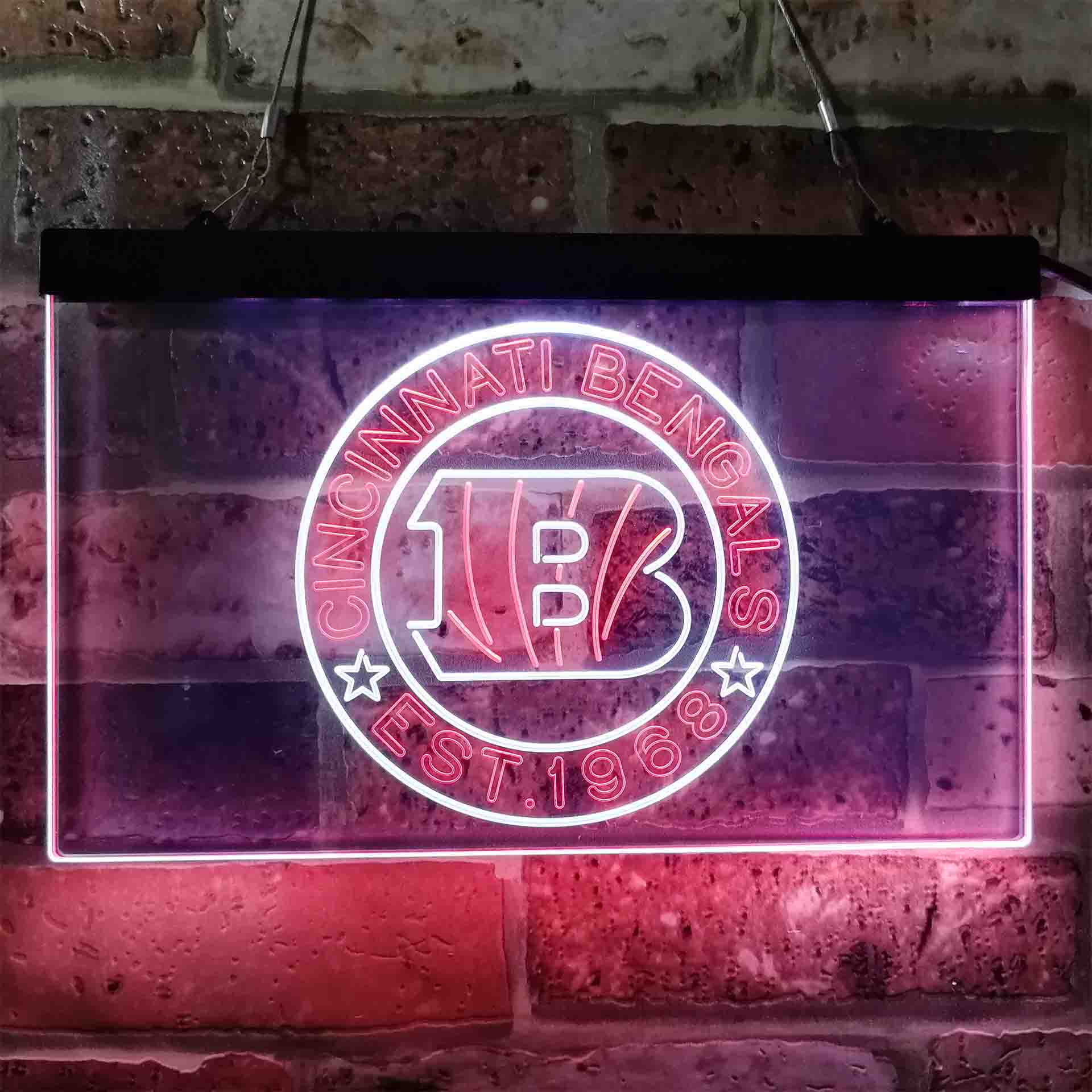 Personalized Cincinnati Bengals Neon-Like LED Sign - ProLedSign