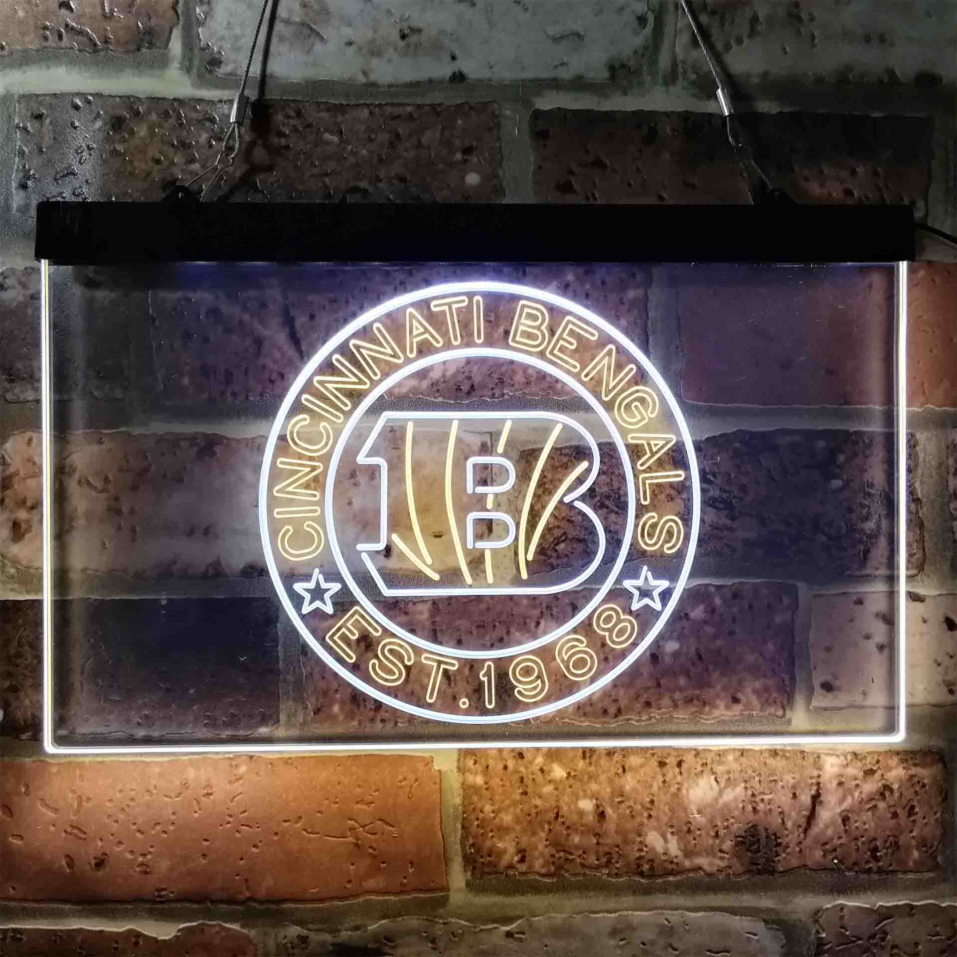 Personalized Cincinnati Bengals Neon-Like LED Sign - ProLedSign