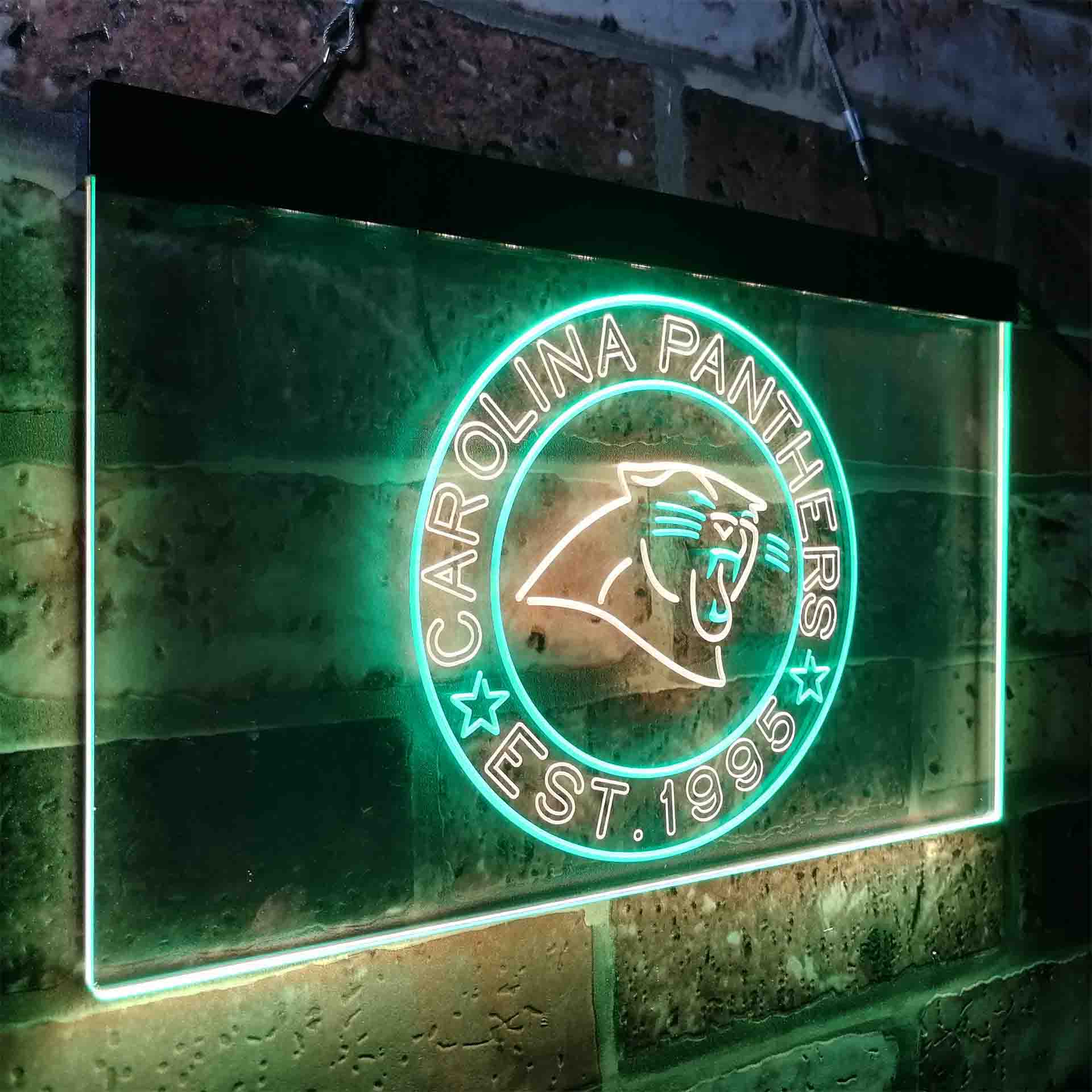 Personalized Carolina Panthers Neon-Like LED Sign - ProLedSign