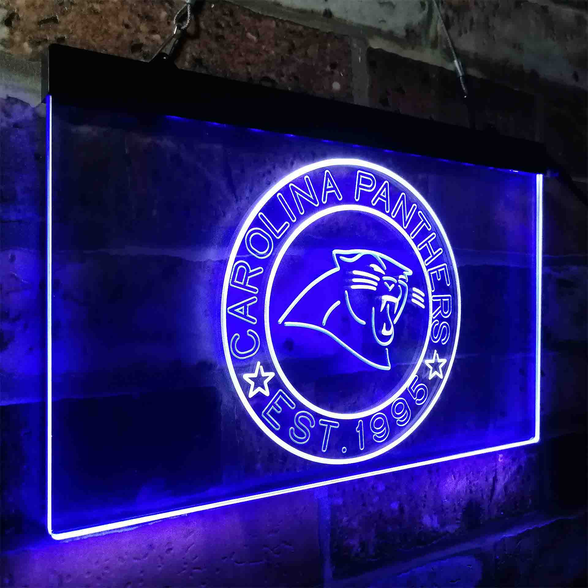 Personalized Carolina Panthers Neon-Like LED Sign - ProLedSign