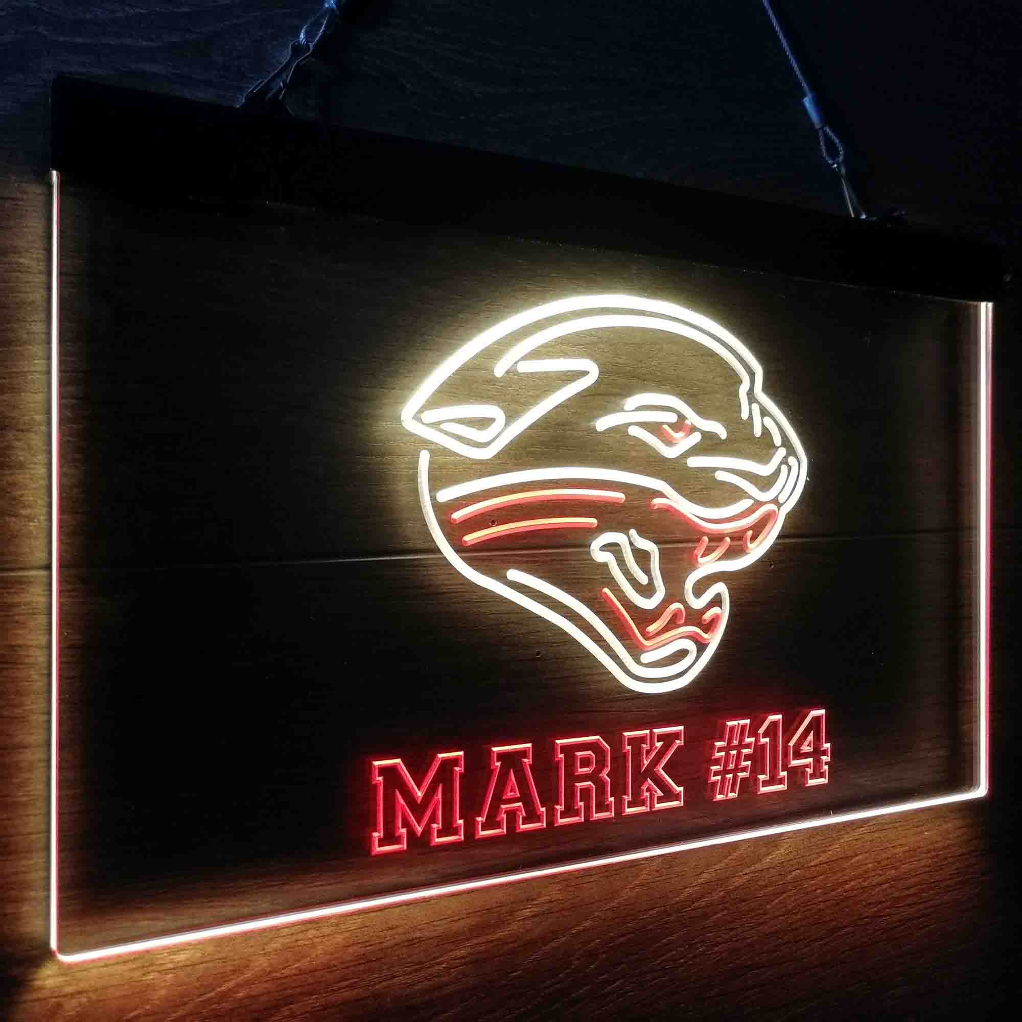 Personalized Jacksonville Jaguars Team Number Neon-Like LED Sign - ProLedSign