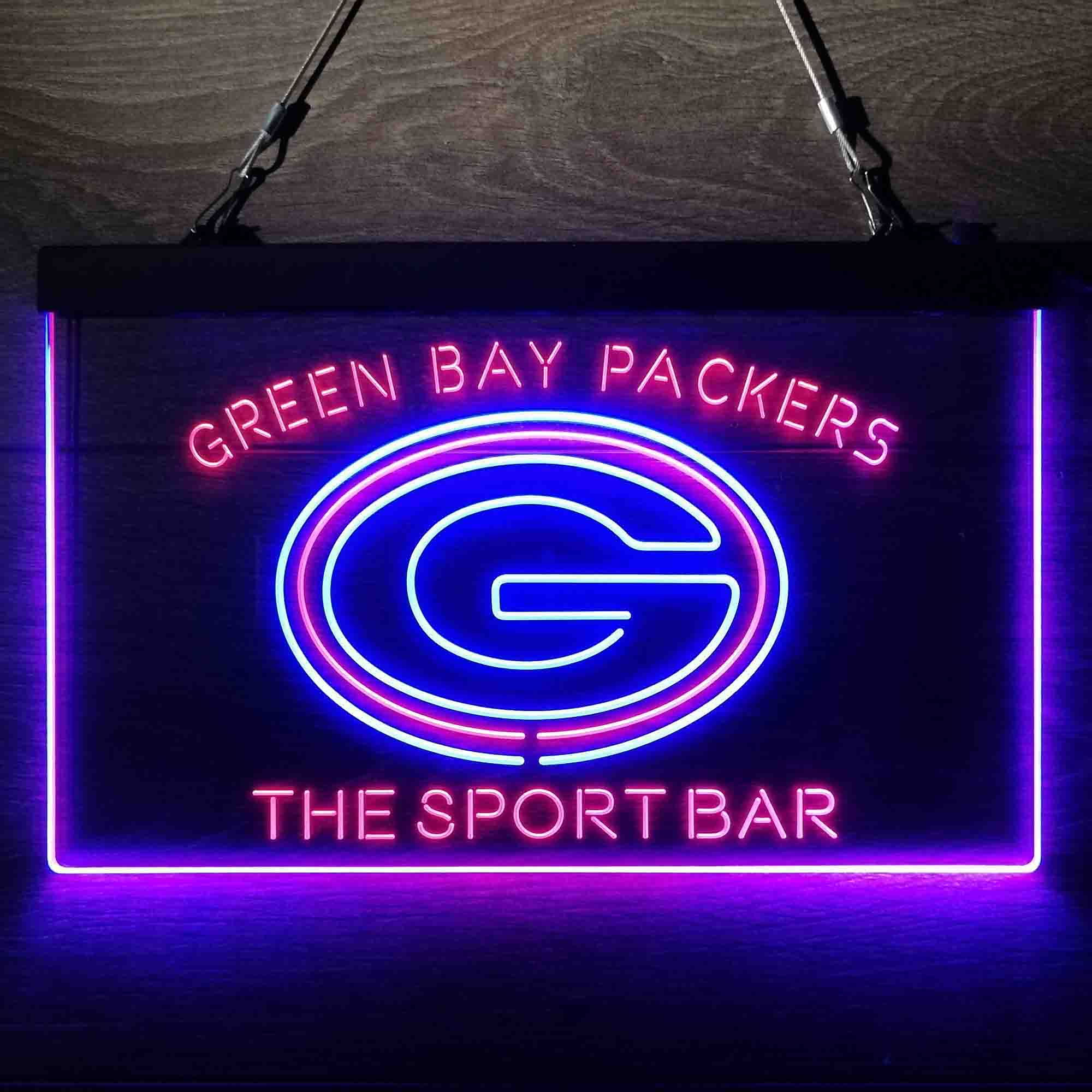 Personalized Green Bay Packers Led Light Sign