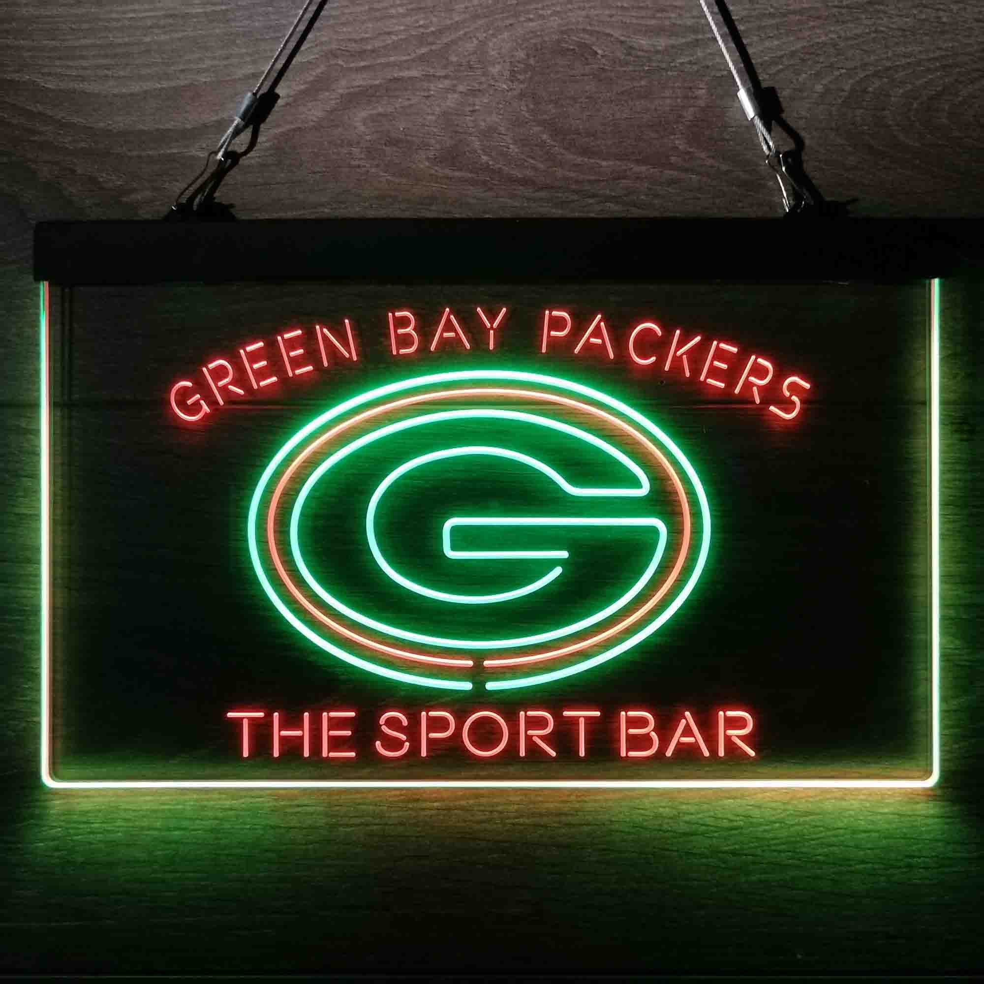 Personalized Green Bay Packers Led Light Sign