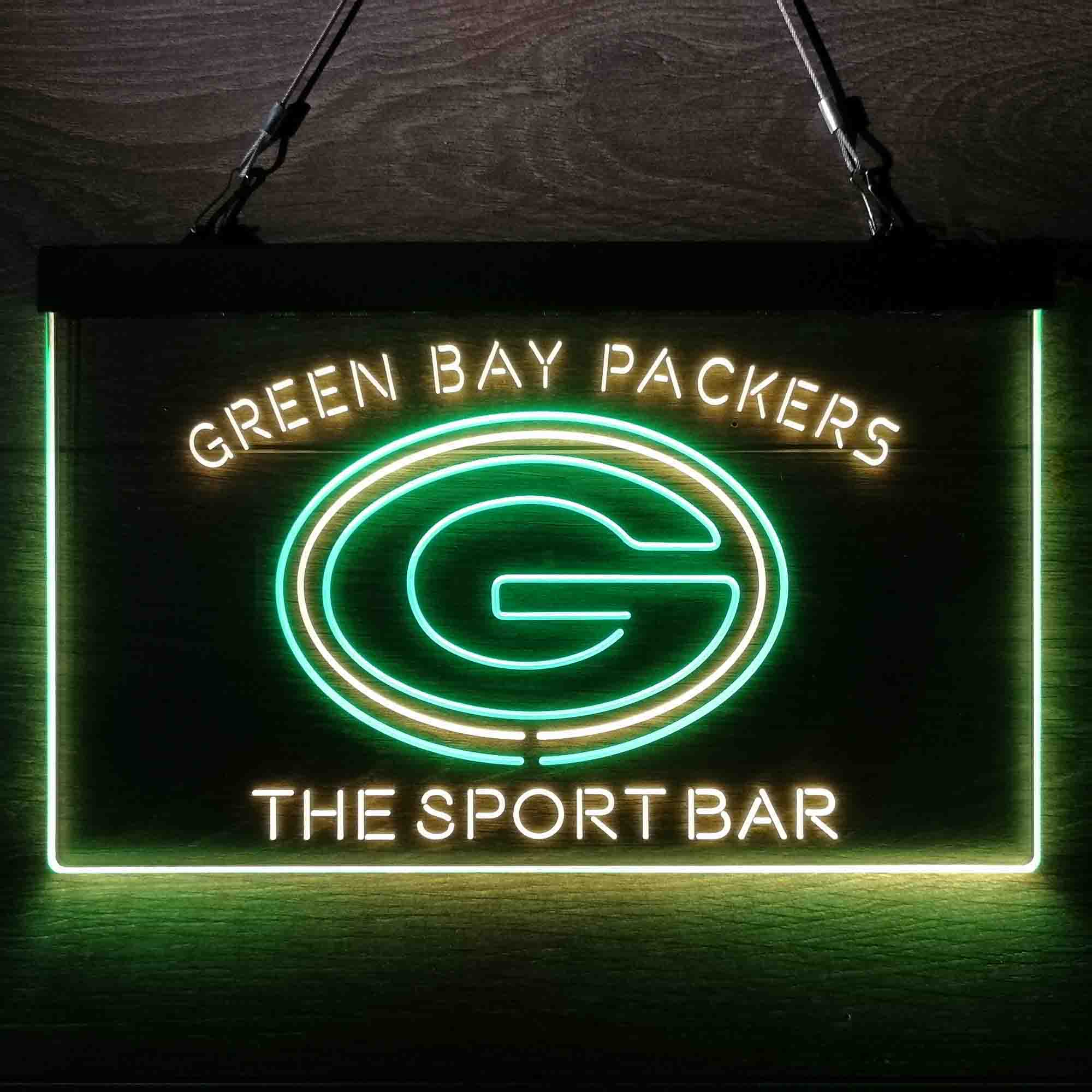 Personalized Green Bay Packers Led Light Sign