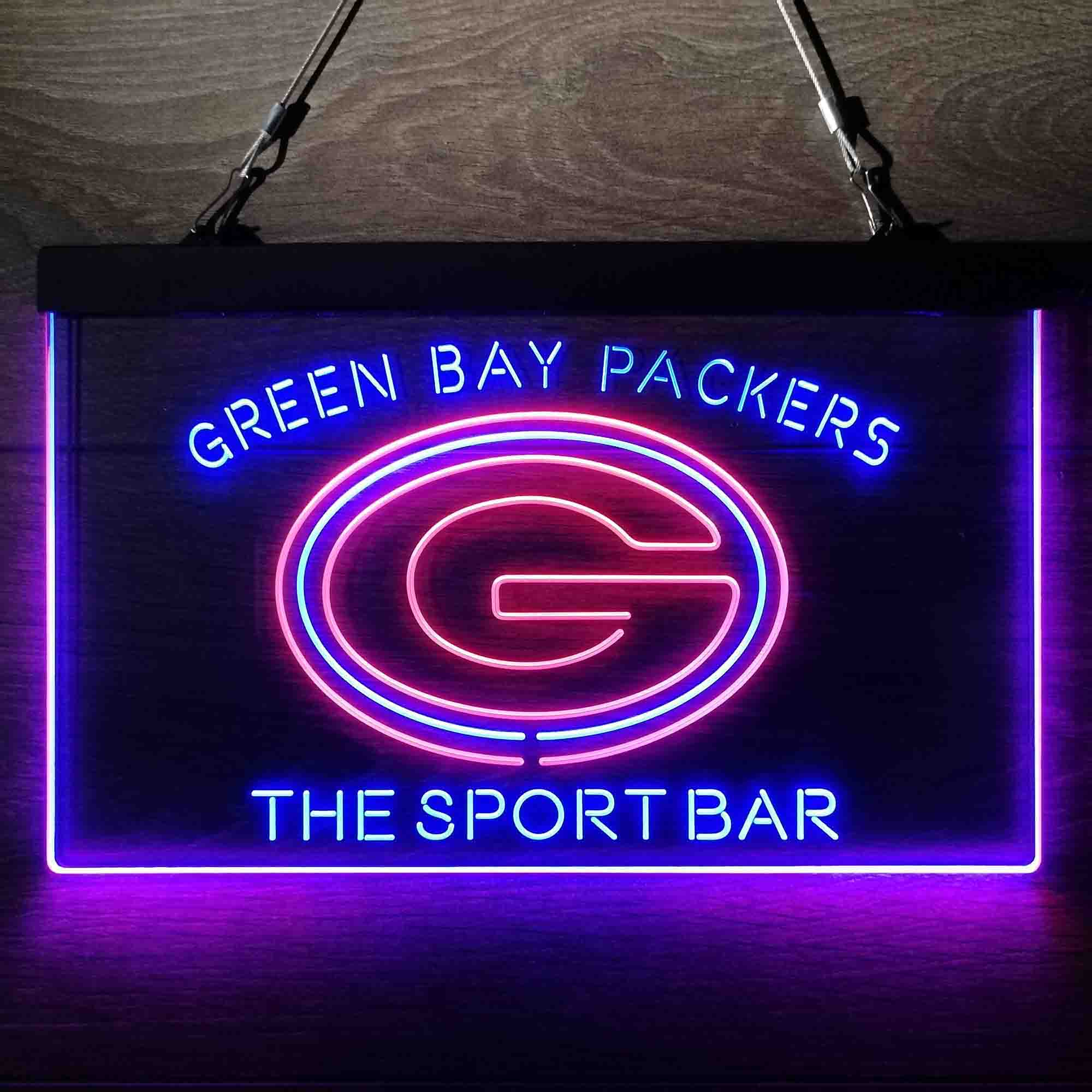 Personalized Green Bay Packers Led Light Sign