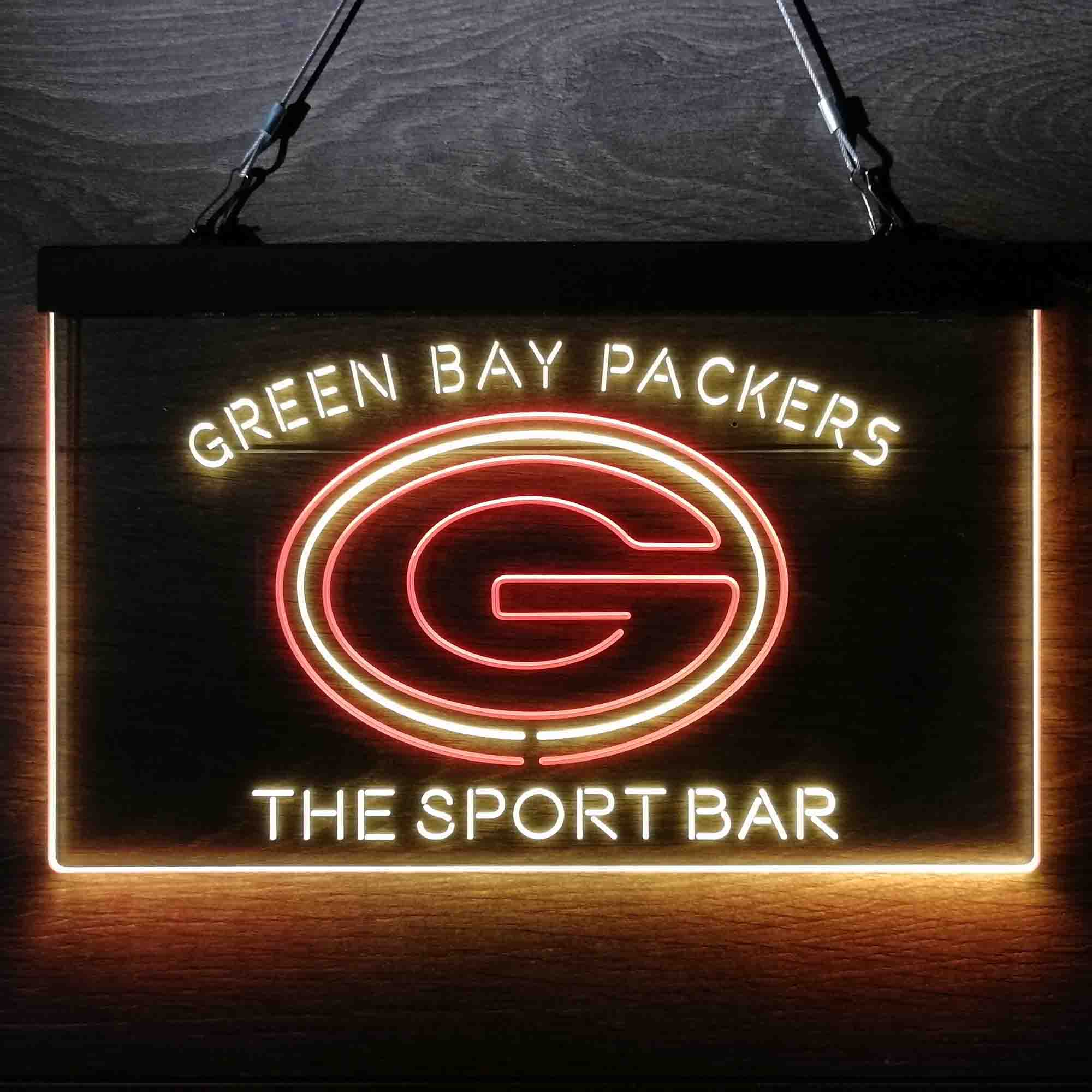 Personalized Green Bay Packers Led Light Sign