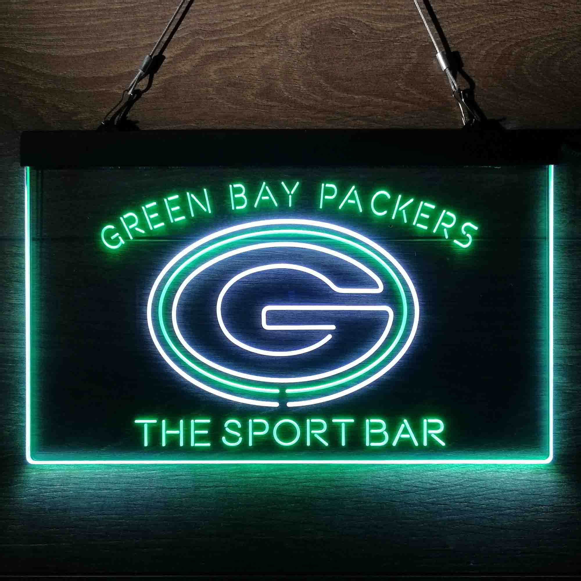 Personalized Green Bay Packers Led Light Sign