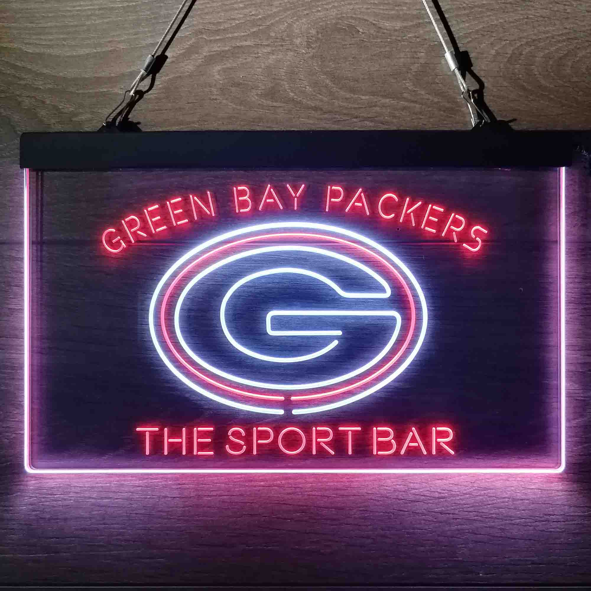 Personalized Green Bay Packers Led Light Sign