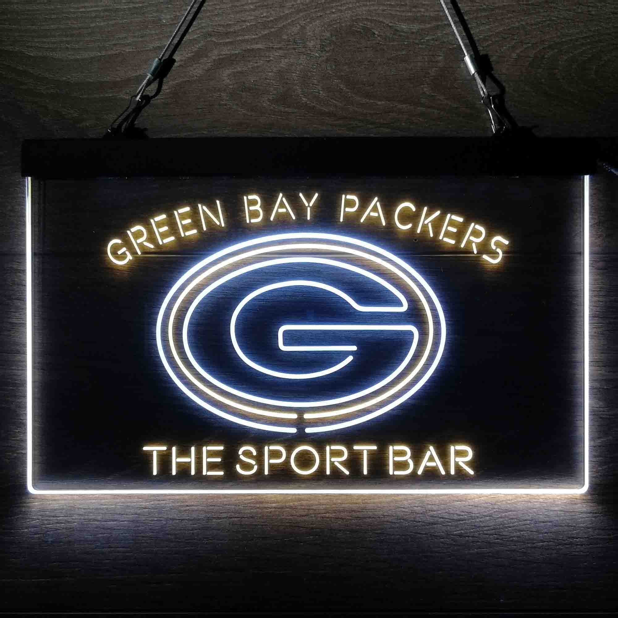 Personalized Green Bay Packers Led Light Sign