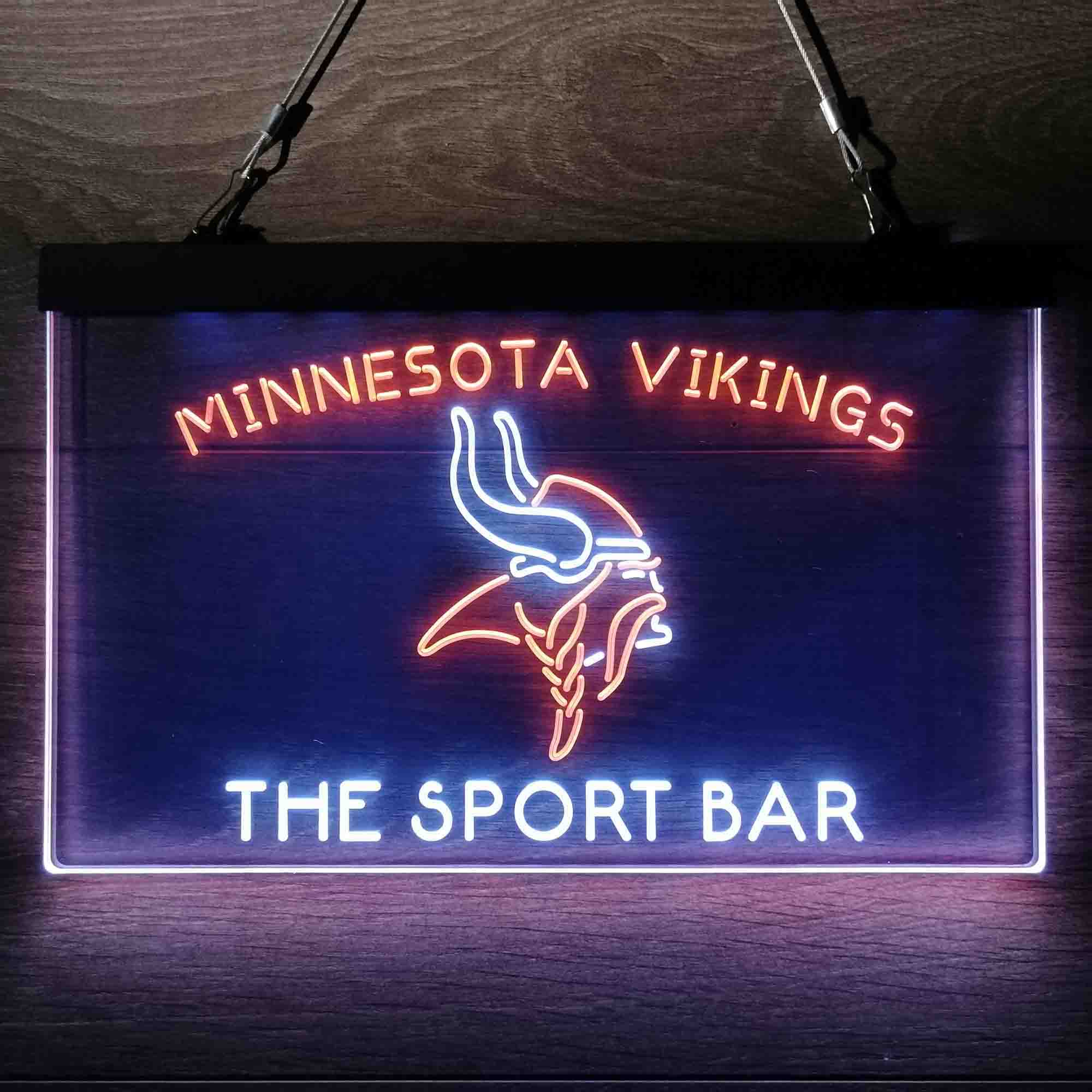 Personalized Minnesota Vikings Neon LED Light Sign