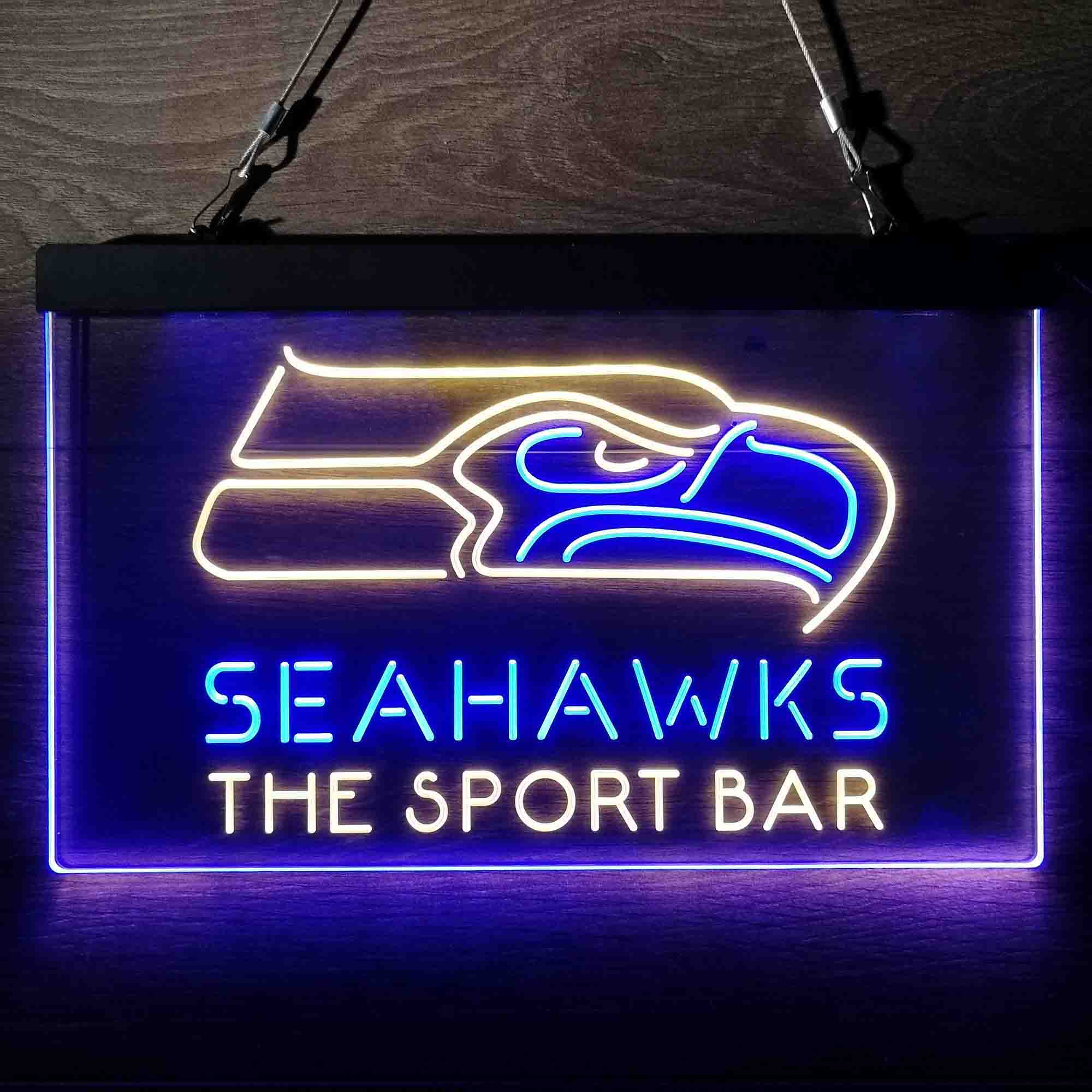 Personalized Seattle Seahawks NFL Football Club Neo LED Light Sign