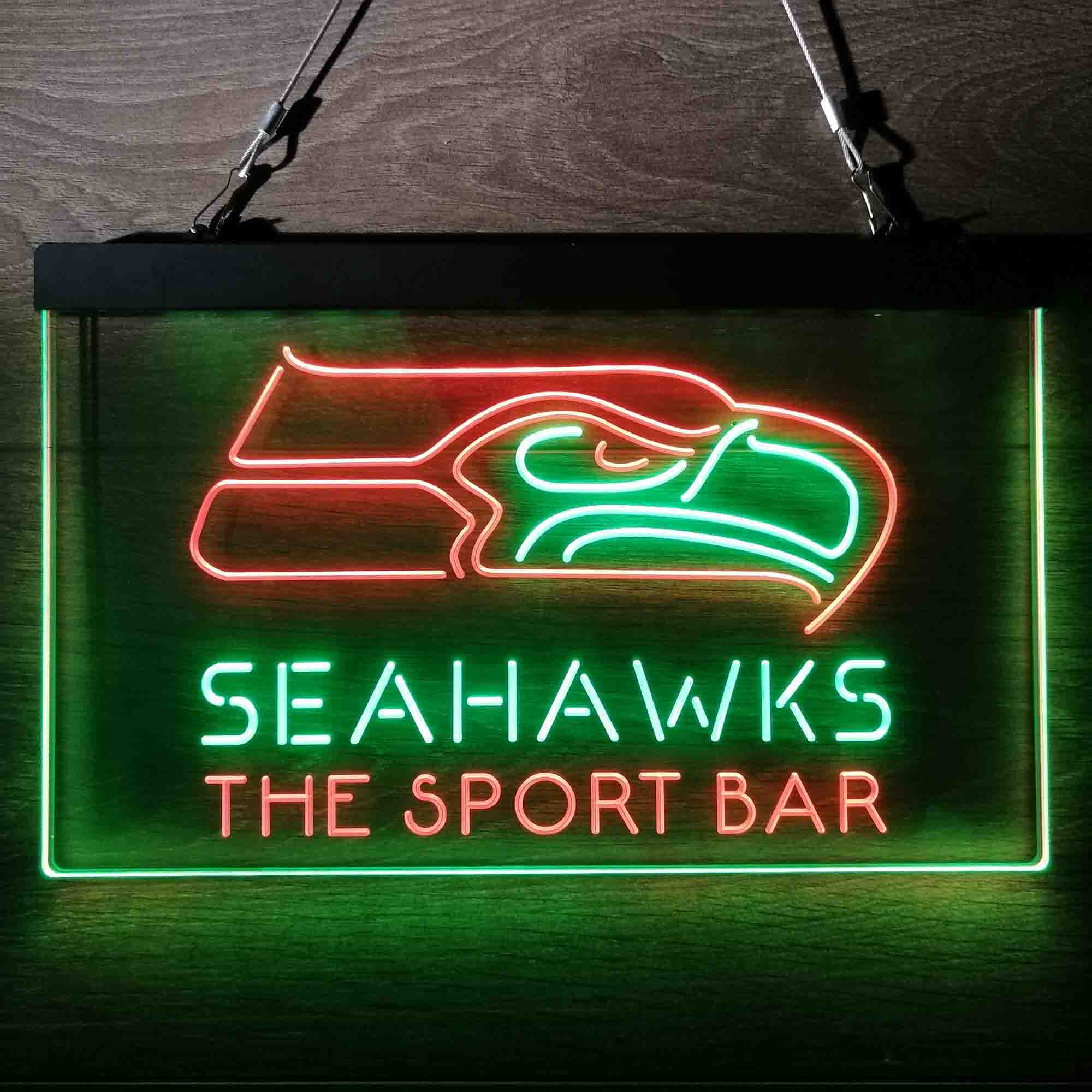 Personalized Seattle Seahawks NFL Football Club Neo LED Light Sign