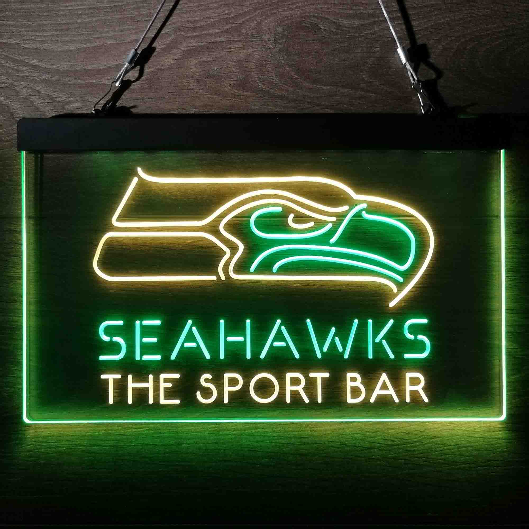 Personalized Seattle Seahawks NFL Football Club Neo LED Light Sign