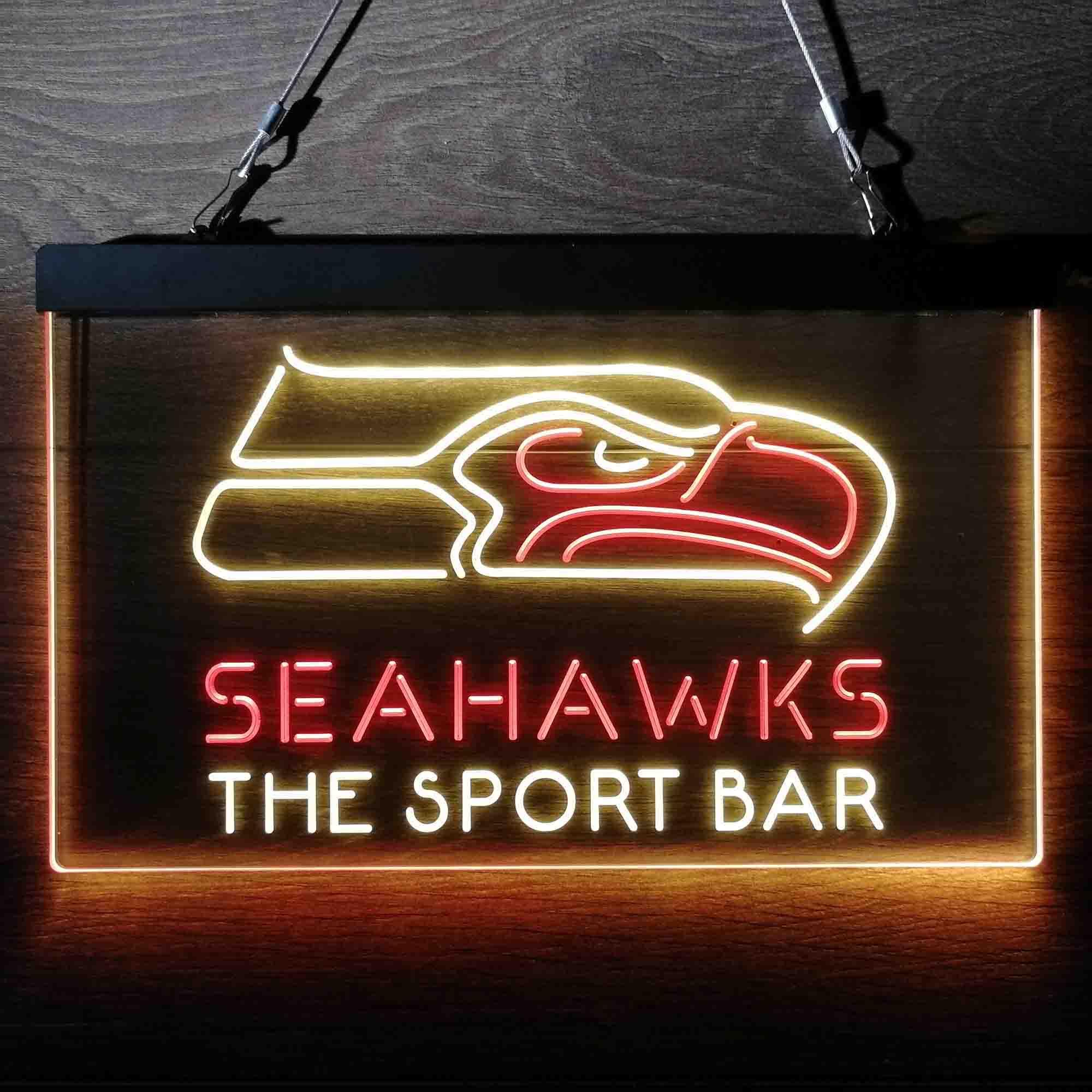 Personalized Seattle Seahawks NFL Football Club Neo LED Light Sign