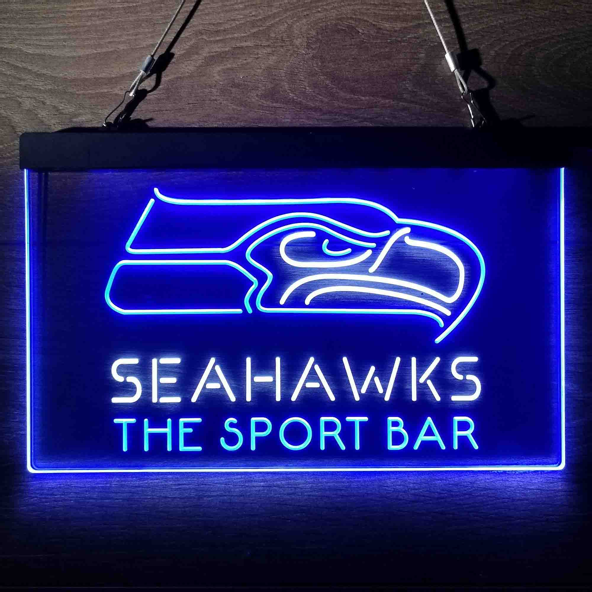 Personalized Seattle Seahawks NFL Football Club Neo LED Light Sign