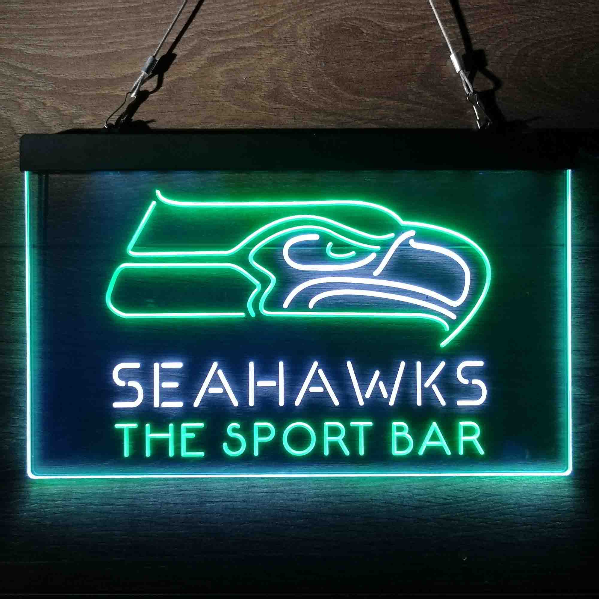 Personalized Seattle Seahawks NFL Football Club Neo LED Light Sign